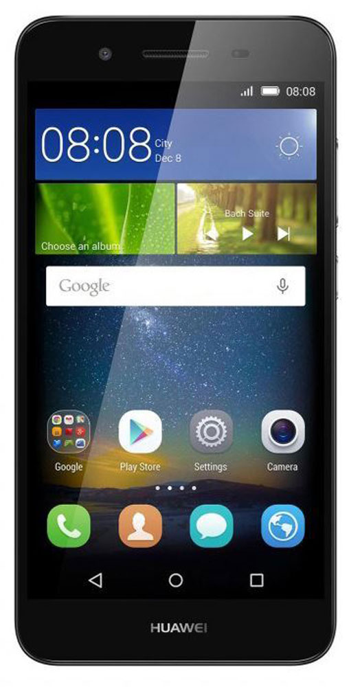 Huawei GR3 LTE (TAG-L21), Grey51090EGJ Huawei GR3 LTE (TAG-L21), Grey51090EGJHuawei GR3 - стильный и недорогой смартфон с широкими возможностями.Восьмиядерный процессор MediaTek MT6753T с частотой 1.5 ГГц позволяет использовать все современные мобильные приложения.Коммуникационные возможности представлены Bluetooth 4.0, Wi-Fi 802.11 b/g/n при помощи которых можно воспользоваться беспроводной гарнитурой или подключиться к интернету. Также Huawei GR3 не даст вам заблудится в городе и всегда укажет дорогу благодаря функции GPS. Модель оборудована стандартными разъемами - 3.5 мм для подключения наушников и microUSB - для зарядки и присоединения к USB-порту компьютера.Huawei GR3 также обладает функциональным мультимедиа-плеером, способным воспроизводить аудио и видео-файлы самых популярных форматов. Девайс обладает двумя слотами для SIM-карт, слотом для карт памяти microSD (до 128 ГБ).Смартфон оснащен двумя камерами: основной на 13 мегапикселей и фронтальной на 5 мегапикселей. Основная камера отлично справляется со съемкой в слабо освещенных местах, а фронтальная идеально подойдет для видеозвонков и селфи.Телефон сертифицирован EAC и имеет русифицированный интерфейс меню, а также Руководство пользователя.