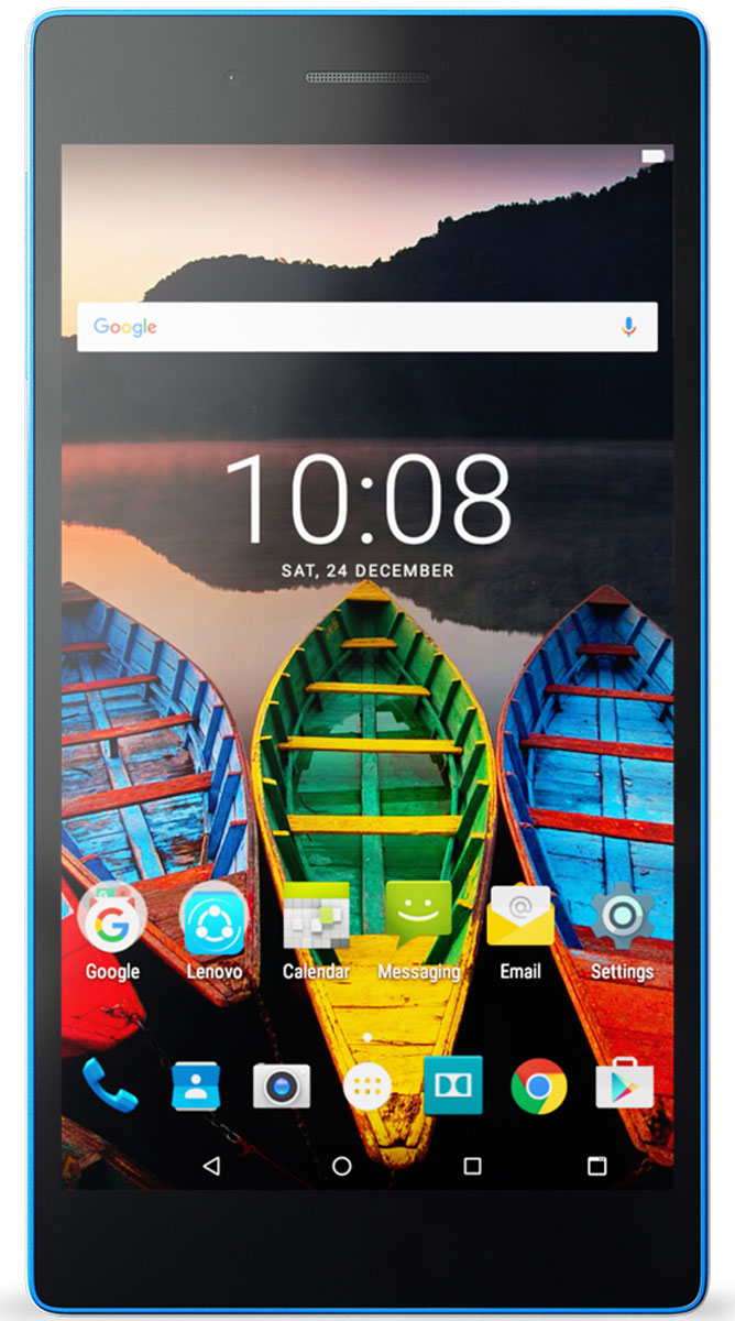 Lenovo Tab 3 (TB3-730X), White (ZA130004RU)ZA130004RU Lenovo Tab 3 (TB3-730X), White (ZA130004RU)ZA130004RUПланшет Lenovo Tab 3 7 идеально подходит для тех, кому требуется компактное и мобильное устройство с полным набором функций для всей семьи. Этот яркий 7-дюймовый планшет с защитой от брызг создан для игр и просмотра видео, а также позволяет сохранять настройки для каждого из пользователей и обеспечить безопасный режим для детей.Планшет подходит для всей семьи - и даже для детей, и при этом каждый может настроить его под себя. Благодаря многопользовательскому режиму Lenovo Tab 3 7 позволяет сохранить настройки каждого из пользователей. Кроме того, в нем предусмотрен специальный детский режим для безопасного веб-серфинга и инструменты ограничения доступа, благодаря чему у родителей станет одной заботой меньше.Планшет Tab 3 7 можно брать с собой куда угодно - даже на пляж или в бассейн - и с ним ничего не случится. Технология P2i обеспечивает его надежную защиту от брызг, соответствующую классу IP52. Игры и Интернет доступны тебе всегда - даже у бассейна или в ванне. Lenovo Tab 3 7 всегда под рукой.Дисплей с адаптивной технологией отображения исключает усталость глаз. Устройство Tab 3 7 оптимизирует параметры освещения и контрастности в зависимости от задач, будь то чтение или просмотр видео. Кроме этого, в нем предусмотрен безопасный режим, в котором значительно снижено свечение синего цвета. Этот режим разработан специально для людей с чувствительными глазами и маленьких детей.Узкая рамка создает привлекательный внешний вид и вместе с тем обеспечивает комфорт во время использования. Кроме того, цвет корпуса можно выбрать по своему вкусу.С помощью основной 5-мегапиксельной камеры на планшете Lenovo Tab 3 7 ты можешь делать безупречные снимки, а фронтальная 2-мегапиксельная камера идеально подходит для селфи. Делай снимки и отправляй их друзьям и близким в любое время.Возможность настройки жестов на устройстве Lenovo Tab 3 7 позволяет включать его и запускать приложения на нем абсолютно без задержки. Например, нарисуй на экране С, чтобы тотчас включить камеру, и ты не пропустишь ни одного интересного момента, который хочешь запечатлеть.Планшет сертифицирован EAC и имеет русифицированный интерфейс, меню и Руководство пользователя.