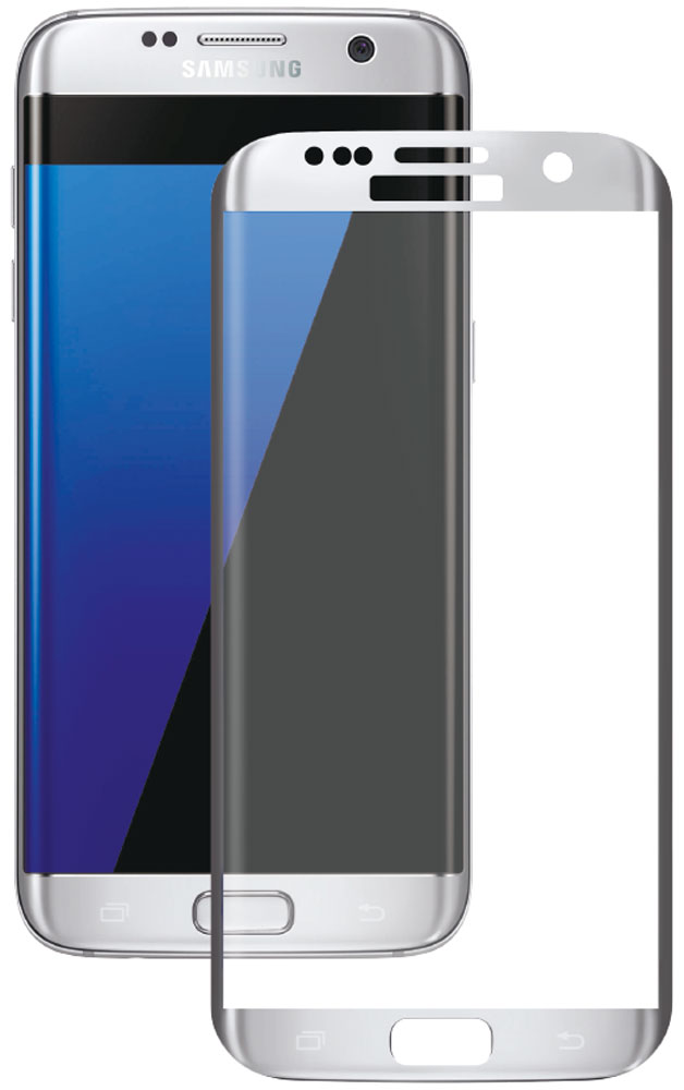 Deppa защитное стекло для Samsung Galaxy S7 Edge, Silver (3D)62005 Deppa защитное стекло для Samsung Galaxy S7 Edge, Silver (3D)62005Защитное 3D-стекло Deppa полностью повторяет форму дисплея Samsung Galaxy S7 Edge, обеспечивая его 100% покрытие. Скругленный край защищает боковые грани устройства, приятен на ощупь, создает ощущение целостности экрана. Стекло обладает всеми необходимыми свойствами для максимальной защиты экрана вашего устройства. Цвета 3D-стекла представлены в лаконичном стиле Samsung.