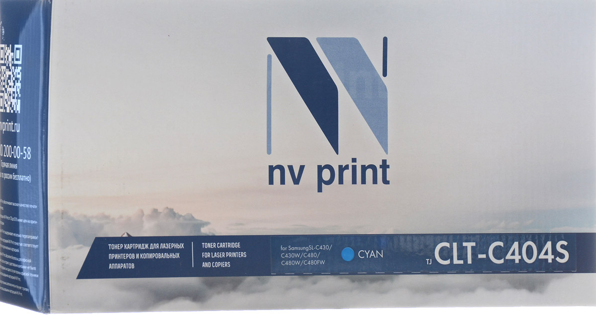 NV Print CLT-C404S, Cyan тонер-картридж для Samsung SL-C430/C430W/C480/C480W/C480FWNV-CLT-C404SC NV Print CLT-C404S, Cyan тонер-картридж для Samsung SL-C430/C430W/C480/C480W/C480FWNV-CLT-C404SCСовместимый лазерный картридж NV Print CLT-C404S для печатающих устройств Samsung SL-C430/C430W/C480/C480W/C480FW - это альтернатива приобретению оригинальных расходных материалов. При этом качество печати остается высоким. Тонер-картридж NV Print CLT-C404S спроектирован и разработан с применением передовых технологий, наилучшим образом приспособлен для эффективной работы печатного устройства. Все компоненты оптимизируют процесс печати и идеально сочетаются в течение всего времени работы, что дает вам неизменно качественные результаты при использовании вашего лазерного принтера.