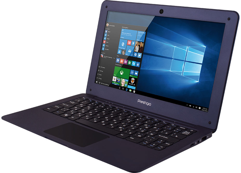 Prestigio SmartBook 116A, BluePSB116A01BFW_RB_CIS Prestigio SmartBook 116A, BluePSB116A01BFW_RB_CISPrestigio SmartBook 116A предназначен для скоростного Интернет-сёрфинга и бесперебойного доступа в облачные хранилища. Это полноценный ноутбук с экраном 11,6, полной версией ОС Windows и универсальным набором портов. С ультралёгким Smartbook 116A вы по достоинству оцените свободу перемещений. Вес всего около килограмма сохранит осанку, а благодаря компактному размеру он поместится даже в дамской сумке.Windows 10 - это лучшая комбинация ОС Windows, которую вы когда-либо знали, плюс множество улучшений, которые вам понравятся. Интуитивно понятный интерфейс поможет быстрее и эффективнее справляться с задачами, улучшенная производительность позволит вам почувствовать новый уровень мощности, а благодаря дополнительным сервисам и приложениям каждая секунда с новым устройством будет полна комфорта и восхищения. Процессор Intel Atom обеспечит работу в режиме многозадачности, а 2 ГБ оперативной памяти будет достаточно для запуска даже самых требовательных приложений. Энергосберегающие технологии позволят использовать ноутбук до 7 часов в режиме видео и до 6 часов в режиме интернет-сёрфинга.Данная модель не нуждается в переходниках: универсальный набор портов позволяет организовать мобильный офис в считанные минуты. С помощью порта microHDMI и двух полноразмерных USB 2.0 вы без проблем подключите большой экран, мышь, принтер или сканер.Точные характеристики зависят от модификации.Ноутбук сертифицирован EAC и имеет русифицированную клавиатуру и Руководство пользователя.