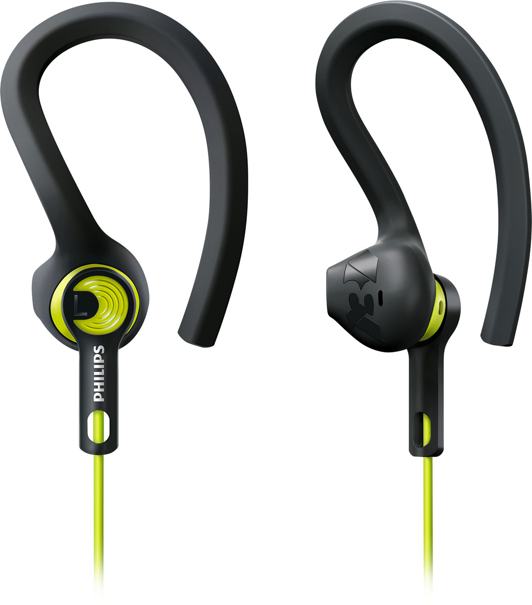 Philips SHQ1400CL/00 наушникиSHQ1400CL/00 Philips SHQ1400CL/00 наушникиSHQ1400CL/00Спортивные наушники Philips SHQ1400CL/00 подтолкнут вас к достижению новых личных рекордов. Они обладают легкой как перышко водонепроницаемой конструкцией с регулируемой посадкой, а высокомощные излучатели обеспечивают воспроизведение насыщенных басов, чтобы ваши силы не иссякали.Выберите для себя наиболее подходящую посадку наушников, не сковывающую движения: вкладыши, крепления-крючки или крепления в виде плавников.Наслаждайтесь качественным звучанием, оставаясь в курсе происходящего. Акустическое оформление открытого типа позволяет безопасно тренироваться на улице.Разработано для гарантии прочности и надежности. Кевларовый кабель хорошо защищен от износа и поломок и рассчитан на использование в жестких условиях тренировок.Не бойтесь вспотеть или промокнуть. С защитой от влаги по стандарту IPX4 вы можете тренироваться даже под дождем, и ни одна капля влаги не проникнет в наушники.Кабельный зажим обеспечивает удобное положение кабеля во время максимальных нагрузок.Наушники ActionFit весят всего 4,69 грамма - они очень легкие и обеспечивают комфортное ношение. В действительности во время тренировки вы даже не будете их ощущать - останется лишь превосходный, мощный звук, который гарантирует концентрацию и служит стимулом к тренировкам.Водонепроницаемые материалы, из которых изготовлены наушники, позволяют мыть их под краном.