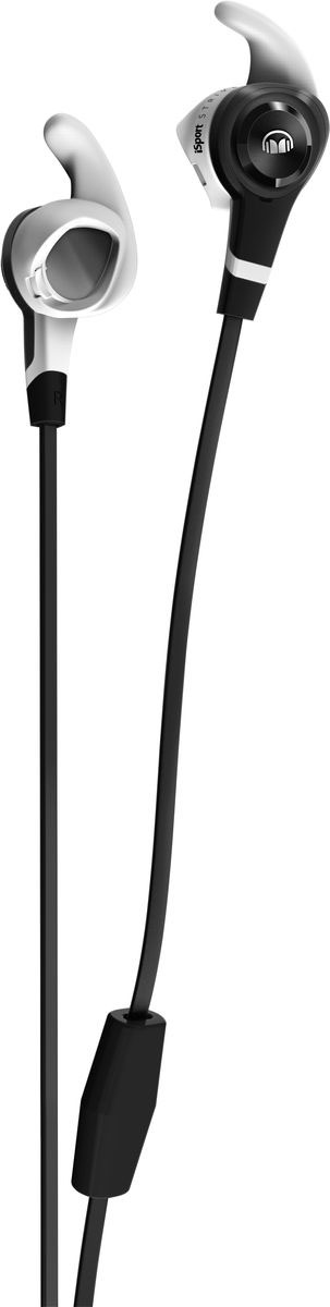 Monster iSport Strive In-Ear, Black наушники137096-00 Monster iSport Strive In-Ear, Black наушники137096-00Monster iSport Strive In-Ear - самая компактная и доступная модель в линейке iSport. Частичная звукоизоляция позволяет вам полноценно присутствовать сразу в двух мирах: в мире спорта и в мире музыки. Вы одновременно слышите происходящее вокруг вас и наслаждаетесь прекрасным звуком с технологией Pure Monster Sound.Strive обеспечивает захватывающий звук и в то же самое время держит вас в курсе происходящего вокруг. Вы можете играть в баскетбол, кататься на сноуборде или общаться с друзьями, всё это совмещая с любимой музыкой.Запатентованная конструкция Monster SportClip рассчитана на то, чтобы оставаться в ухе, что бы вы ни делали. Музыка не остановится, катаетесь ли вы на велосипеде или бегаете по футбольному полю.Влагостойкие. Насадки с антибактериальным покрытием легко моются водой с небольшим количеством мыла.Вам больше не придется терять время на распутывание кабеля. Плоский кабель также наиболее удобен при одновременном использовании со шлемами, очками и масками.Принимайте звонки, не прерывая тренировку с iSport Strive. Наушники iSport Strive черного цвета оснащены микрофоном на кабеле.