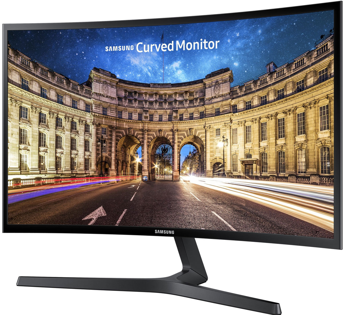 Samsung LC27F396FHI, Black мониторLC27F396FHIXCI Samsung LC27F396FHI, Black мониторLC27F396FHIXCIОщутите поистине захватывающие эмоции от просмотра или работы с необычайно изогнутым монитором Samsung. Линия изгиба изогнутого монитора такая же как у экрана в кинотеатре iMax и составляет 1 800 R или 1 800 мм (радиус дуги по которой изогнут экран), что создает более широкое поле зрения, повышает глубину восприятия картинки и сводит к минимуму отвлечения по периферии. Таким образом, любимое ТВ-шоу, гоночная игра и другой медиа-контент подарят совершенно иной, незабываемый опыт.Более изогнутый экран для лучшего восприятия изображения. Изогнутый экран в мониторах появился как следствие изогнутости глаза человека, повторяя контур глаза удается достичь меньшей усталости благодаря более редкой фокусировке на изображении.Высокая статическая контрастность (3 000:1): высокое значение статической контрастности обеспечит глубокий черный цвет, удобную работу с текстом и яркие цвета в насыщенных сценах. Минимальный light leakage (утечка света): Используемая матрица с вертикальным выравниванием жидких кристаллов обеспечивает равномерную подсветку и глубокий черный цвет.Технология AMD FreeSync: Технология обеспечивает синхронизацию частоты обновления изображения с покадровой частотой PC, что минимизирует задержку вывода, снижает эффект наложение кадров и подвисание изображения во время игры. Режим Game Mode: режим обеспечивает автоматическую оптимизацию параметров изображения.