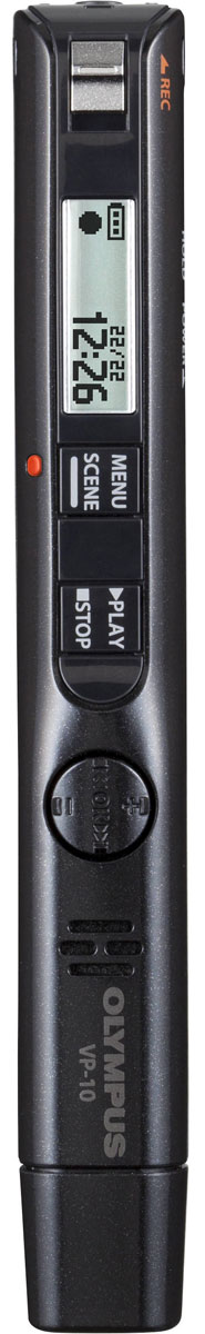 Olympus VP-10, Black диктофонV413111BE000 Olympus VP-10, Black диктофонV413111BE000Диктофон-ручка Olympus VP-10 это новое поколение в цифровой записи звука для бизнеса. Этот продвинутый аудио рекордер имеет сдержанный дизайн и предлагает высокое качество стерео записи и множество функций для мгновенных и качественных записей.Для того, чтобы уловить все окружающие звуки во время скрытой записи, диктофон Olympus VP-10 снабжен двумя разнонаправленными шумоподавляющими микрофонами, заключенными в компактный корпус.Уникальная функция от Olympus автоматически отделяет голос от звука трение диктофона об одежду и эффективно устраняет нежелательный для записи звук. Это означает, что производимый шум при записи в кармане устраняется – при этом шум максимально нивелирован и записи получаются чистыми.Просто подвинув скользящий вниз переключатель REC – диктофон, мгновенно начинает запись. Выключатель расположен на верхней части рекордера, что удобно при записи из кармана рубашки. Можно вслепую управлять диктофоном VP-10, так что вы никогда не пропустите разговор.Благодаря обтекаемому дизайну, вы можете просто положить диктофон в карман рубашки и продолжать запись, не закрывая динамик. Для дополнительного удобства, меню Olympus VP-10 легок в управлении и благодаря встроенному разъему USB диктофон можно подключить к ПК для передачи данных.Запись индексов: до 99 в файлПрограммы записи: Собрания, Конференция, Диктовка, Распознавание речи, КарманныеЗаписей в каталоге: 999Поиск по календарюМаксимальная мощность на выходе: 90 мВт