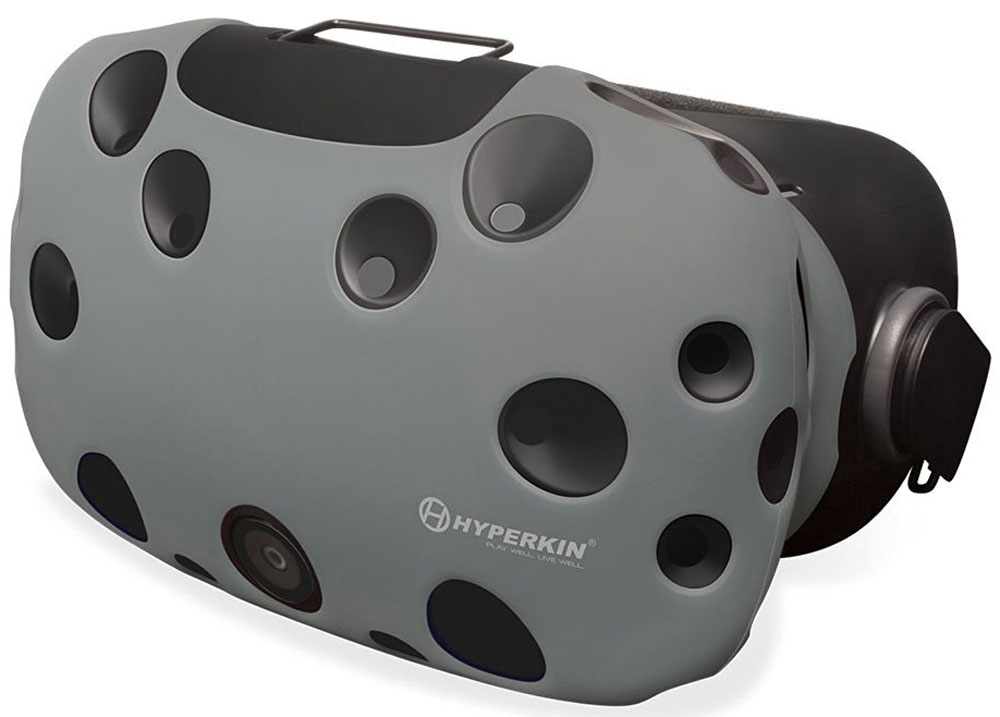 Hyperkin GelShell, Gray чехол для HTC Vive (M07200)M07200-GR Hyperkin GelShell, Gray чехол для HTC Vive (M07200)M07200-GRЧехол Hyperkin GelShell обеспечивает защиту для главного компонента системы при ежедневном использовании. Приятный на ощупь и красивый внешне, защитный чехол дополнит образ всей системы виртуальной реальности.