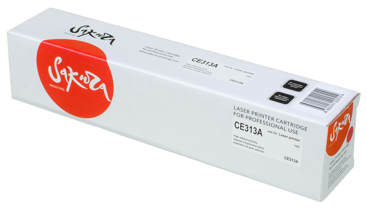 Sakura CE313A, Magenta тонер-картридж для HP LaserJet Pro CP1025/CP1025NWSACE313A Sakura CE313A, Magenta тонер-картридж для HP LaserJet Pro CP1025/CP1025NWSACE313AТонер-картридж Sakura CE313A для лазерных принтеров HP LaserJet Pro CP1025/CP1025NW является альтернативным решением для замены оригинальных картриджей. Он печатает с тем же качеством и имеет тот же ресурс, что и оригинальный картридж. В картриджах компании Sakura используется химический синтезированный тонер, который в отличие от дешевого тонера из перемолотого полимера, не царапает, а смазывает печатающий вал, что приводит к возможности многократных перезаправок картриджей. Такой подход гарантирует долгий срок службы принтера, превосходное качество и стабильность печати.Тонер-картриджи Sakura производятся при строгом соответствии стандартам ISO 9001 и ISO 14001, что подтверждено международными сертификатами.