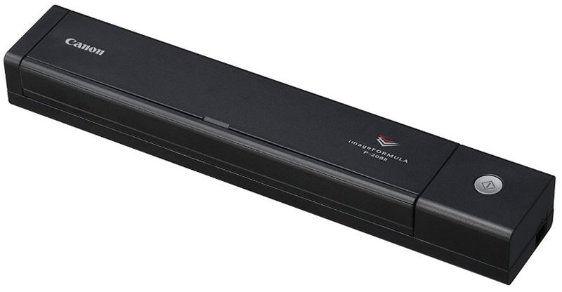 Canon P-208II (9704B003) сканер9704B003 Canon P-208II (9704B003) сканер9704B003Компактный и стильный мобильный сканер Canon P-208II (9704B003) — идеальный выбор для работников, которые часто бывают в командировках, и для домашнего использования. АПД на 10 листов и высокоскоростное двустороннее сканирование гарантируют постоянный уровень производительности.Данная модель обеспечивает отличную скорость двустороннего сканирования до 16 изобр./мин. Встроенное устройство АПД на 10 страниц позволяет осуществлять пакетное сканирование для повышения производительности: идеально для сканирования контрактов и подобных документов.Благодаря встроенному приложению CaptureOnTouch Lite и отсутствию необходимости загрузки дополнительного программного обеспечения или драйверов вы можете просто подключить сканер, отсканировать документы и вернуться к своим делам. Функции сканирования и усовершенствованный интерфейс пользователя на базе пиктограмм гарантируют максимально интуитивную работу.P-208II может сканировать самые разные носители, от A4 до нестандартных документов, к примеру, эмбоссированных карт. Это идеальное устройство для активных людей. Приведите домашние дела в порядок и отсканируйте счета; или сохраните драгоценные воспоминания, отсканировав старые фотографии в высоком качестве с помощью специальной функции, воспроизводящей изображения наиболее близко к оригиналу.Диапазон функций обработки изображений P-208II включает автоматическое определение цвета, распознавание ориентации текста и улучшенный режим сканирования текста для обеспечения изображений высокого качестве и экономии времени. Для удобного и простого сканирования используйте полностью автоматический режим, автоматически применяющий наилучшие настройки в зависимости от документа.Мощное мобильное приложение CaptureOnTouch расширит ваши возможности, обеспечив сканирование непосредственно на ваш iPhone, iPad или устройство Android. Экономьте драгоценное время благодаря двустороннему сканированию документа за один проход. Это бесплатное приложение доступно для устройств iOS и Android.