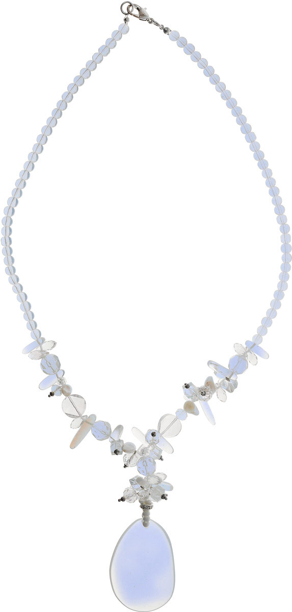 Колье Taya, цвет: прозрачный. T-B-12712Колье (короткие одноярусные бусы) Колье Taya, цвет: прозрачный. T-B-12712Колье (короткие одноярусные бусы)Бусы-колье Taya имеют удобную застежку-карабин сзади. Оформлена модель оригинальными вкраплениями натурального перламутра в золотистом тоне.