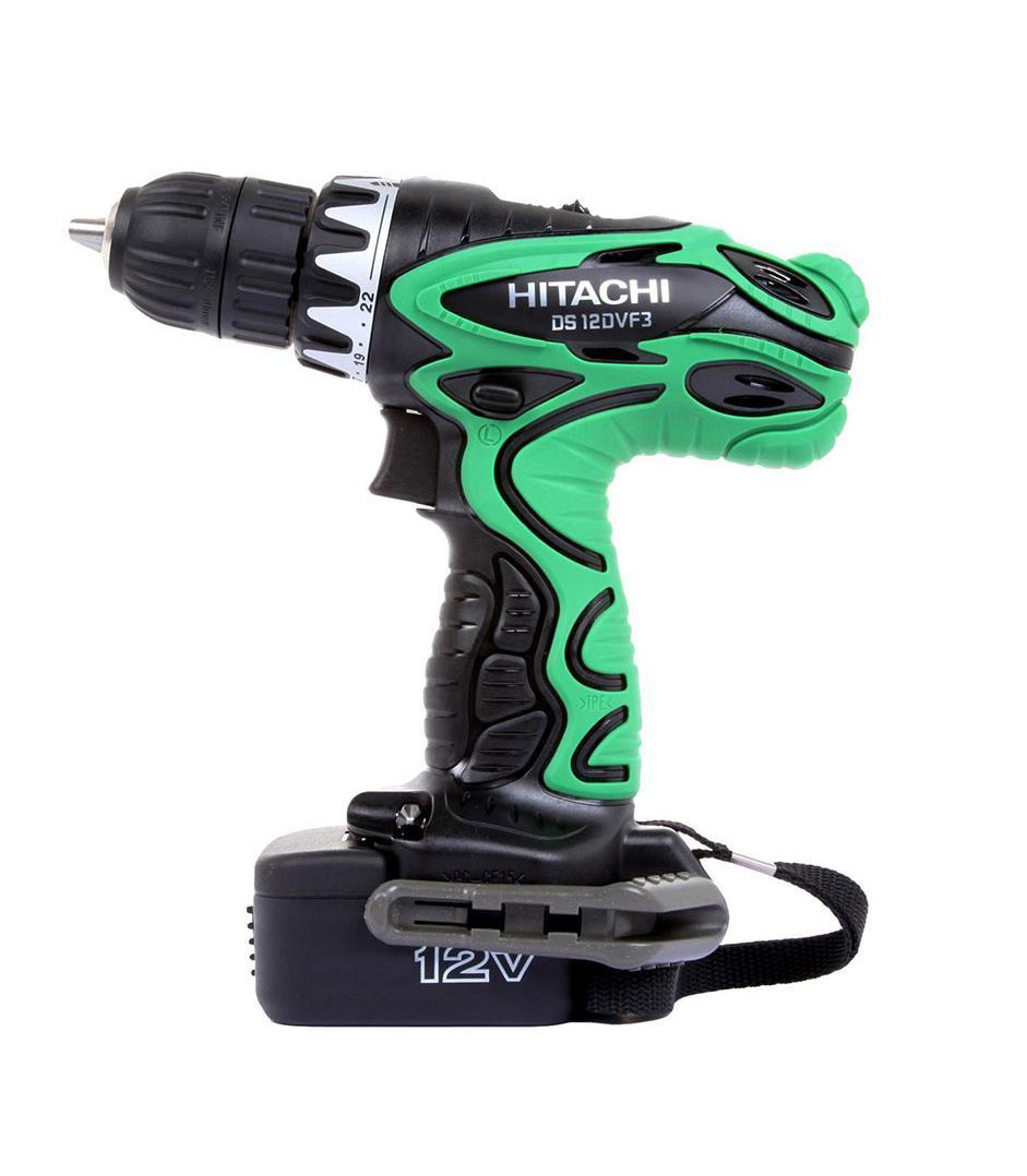 Шуруповерт Hitachi DS12DVF3-TADS12DVF3-TA Шуруповерт Hitachi DS12DVF3-TADS12DVF3-TAАккумуляторная дрель-шуруповерт Hitachi DS12DVF3-TA предназначена для сверления отверстий в различных материалах, а также завинчивания и вывинчивания винтов и шурупов при сборочных работах. Благодаря эргономичной рукоятке с резиновой накладкой и малому весу шуруповерт станет незаменимым помощником в быту. Аккумуляторная дрель-шуруповерт укомплектована аккумуляторным фонарем. Тип патрона: быстрозажимной. Диапазон зажима патрона: 0,8-10 мм. Максимальный крутящий момент: 26 Нм. Максимальное число оборотов холостого хода: 1050 об/мин.