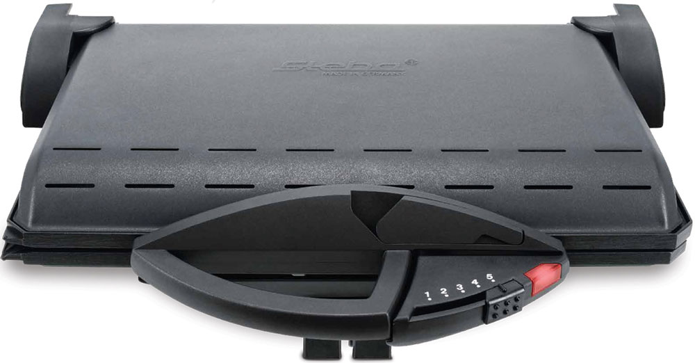 Steba PG 2.0 контактный грильPG 2.0 Steba PG 2.0 контактный грильPG 2.0Многофункциональный контактный гриль Steba PG 2.0 позволяет поджарить в домашних условиях различные продукты. Прибор совмещает в себе сэндвичницу, вафельницу, настольный и контактный гриль. Универсальное использование достигается за счет трех различных сменных пластин (для сэндвич-тостов, вафель, гриля). Таким образом, заменяя формы вафельницы одну на другую, вы быстро приготовите и поджаренный сэндвич на завтрак, и полезное мясо-гриль или овощи-гриль на ужин, и вкусные домашние вафли на десерт.Контактный гриль имеет в комплекте стаканчики для сбора жира, установив которые, вы можете не переживать за то, что приготавливаемая пища будет очень жирной, ведь он будет стекать. Вы можете регулировать температуру от 150 до 250 градусов. Для этого используется специальный термостат. Система нагрева пластин очень эффективная, так что уже через 5 минут вы сможете начать готовить ваши продукты.