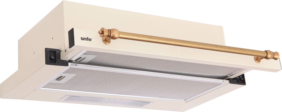 Simfer 6001W вытяжка6001W Simfer 6001W вытяжка6001WВытяжка Simfer 6001Wпроста в использовании и уходе. Она работает в комбинированном режиме: отвода в вентиляцию и циркуляции воздуха. Антивозвратный клапан и установленный жировой фильтр защитит двигатель вытяжки, вентилятор и отводящие трубы от скопления сажи, поможет создать комфортную атмосферу в помещении и обеспечивая тихую и бесперебойную работу бытовой техники.Для освещения пространства над плитой вытяжка оснащена галогеновым светильником, несомненно, повышая комфорт и делая модель более удобной в использовании.Вытяжка двухмоторная, трехскоростная, с низким уровнем шума, что позволяет выбрать оптимальный режим, в зависимости от условий и эксплуатации.Кол-во скоростей: 3Галогеновое освещение 2х25 Вт