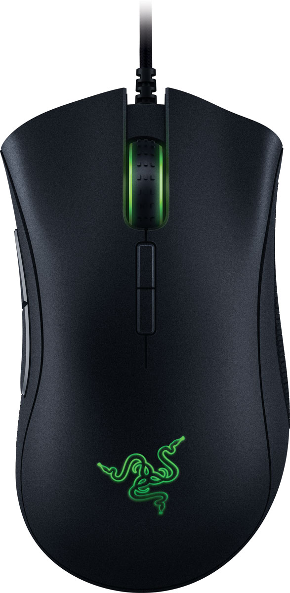 Razer DeathAdder Elite, Black игровая мышьRZ01-02010100-R3G1 Razer DeathAdder Elite, Black игровая мышьRZ01-02010100-R3G1Игровая мышь, разработанная в соответствии со строгими требованиями элиты киберспорта, сочетает передовые технологии с потрясающей эргономикой и повышенной прочностью. Мышь Razer DeathAdder Elite оснащена самым быстрым в мире оптическим сенсором, совершенно новыми механическими переключателями мыши от Razer и безупречной эргономикой, которой безгранично доверяют лучшие профессиональные киберспортсмены по всему миру. С ней вы обретете непревзойденную точность и скорость для победы в игре.Мышь Razer DeathAdder Elite, оснащенная новым оптическим сенсором киберспортивного уровня с реальным разрешением 16000 dpi и реальным отслеживанием на скорости до 450 дюймов в секунду (IPS), позволяет вам воспользоваться абсолютным преимуществом самого быстрого сенсора в мире. Разработанный с пересмотром всех стандартов точности и скорости, этот невероятный сенсор мыши сминает конкурентов с точностью разрешения 99,4%, чтобы вы могли нанести больше смертельных ударов с попиксельной точностью.Разработаны Razer для того, чтобы дать вам заведомое преимущество в игре. Razer DeathAdder Elite поставляется с совершенно новыми механическими переключателями от Razer. Разработаны и производятся совместно с ведущим мировым поставщиком переключателей для мышей Omron. Новые переключатели оптимизированы и модифицированы для максимально быстрого отклика в игре и увеличенной прочности до 50 млн. кликов.Вряд ли найдется еще одна мышь с таким же великолепным щелчком, как у DeathAdder Elite. Razer уделили немало времени разработке шарнира, на котором крепятся две главные кнопки мыши, и добились идеального отскока кнопки, так чтобы вы не сомневались: переключатель сработал. Кроме того, Razer свели к минимуму усилие нажатия, так что теперь работа мыши не отстает от работы вашей мысли. Позвольте Razer DeathAdder Elite показать, на что она способна и вы не прощелкаете разницу.Razer DeathAdder Elite обладает культовой эргономикой, которой безгранично доверяют лучшие киберспортсмены, и которая остается невероятно удобной даже во время продолжительных жарких баталий. Благодаря двум боковым резиновым вставкам, вы всегда будете иметь полный контроль над своей игрой.Вся конструкция Razer DeathAdder Elite, вплоть до выбора и размещения аппаратных компонентов, является воплощением идеального распределения веса. Нагрузка на кисть направляется так, чтобы обеспечить максимальную четкость управления.Разработанное с нуля, тактильное колесико прокрутки игрового уровня теперь дает вам еще больше контроля. Прокручивая или щелкая на средней кнопке, ваш палец четко фиксируется на колесике, чтобы у вас всегда была тактильная обратная связь. Тем самым, вам не придется беспокоиться об осечке во время игры.Если вам необходима более высокая чувствительность для молниеносных движений или более низкая чувствительность для лучшего в серии хедшота, дополнительные кнопки изменения DPI дадут вам неповторимое удобство настройки чувствительности даже в самый разгар битвы.Сенсор Razer DeathAdder Elite, кроме того, распознает перемещения по оси Z (по высоте) на расстоянии всего 1 мм от большинства поверхностей, включая стекло. Незаменимое свойство для геймеров, выбирающих низкую чувствительность, которые ждут, что их мышь моментально отреагирует на любое вертикальное движение, позволяя им сохранить полный контроль над игрой.Выберите из полного спектра 16,8 млн. оттенков и настройте световые эффекты для персонализации вашей мыши Razer DeathAdder Elite. Используйте возможность создать неповторимые эффекты подсветки или наслаждайтесь встроенными интерактивными внутриигровыми эффектами.Razer Synapse 2.0 – новейшее запатентованное программное обеспечение, мозг Razer DeathAdder Chroma – автоматически подключающее мышь к удаленному серверу для скачивания драйвера и обновлений прошивки, а также автоматически сохраняющее индивидуальные игровые настройки.