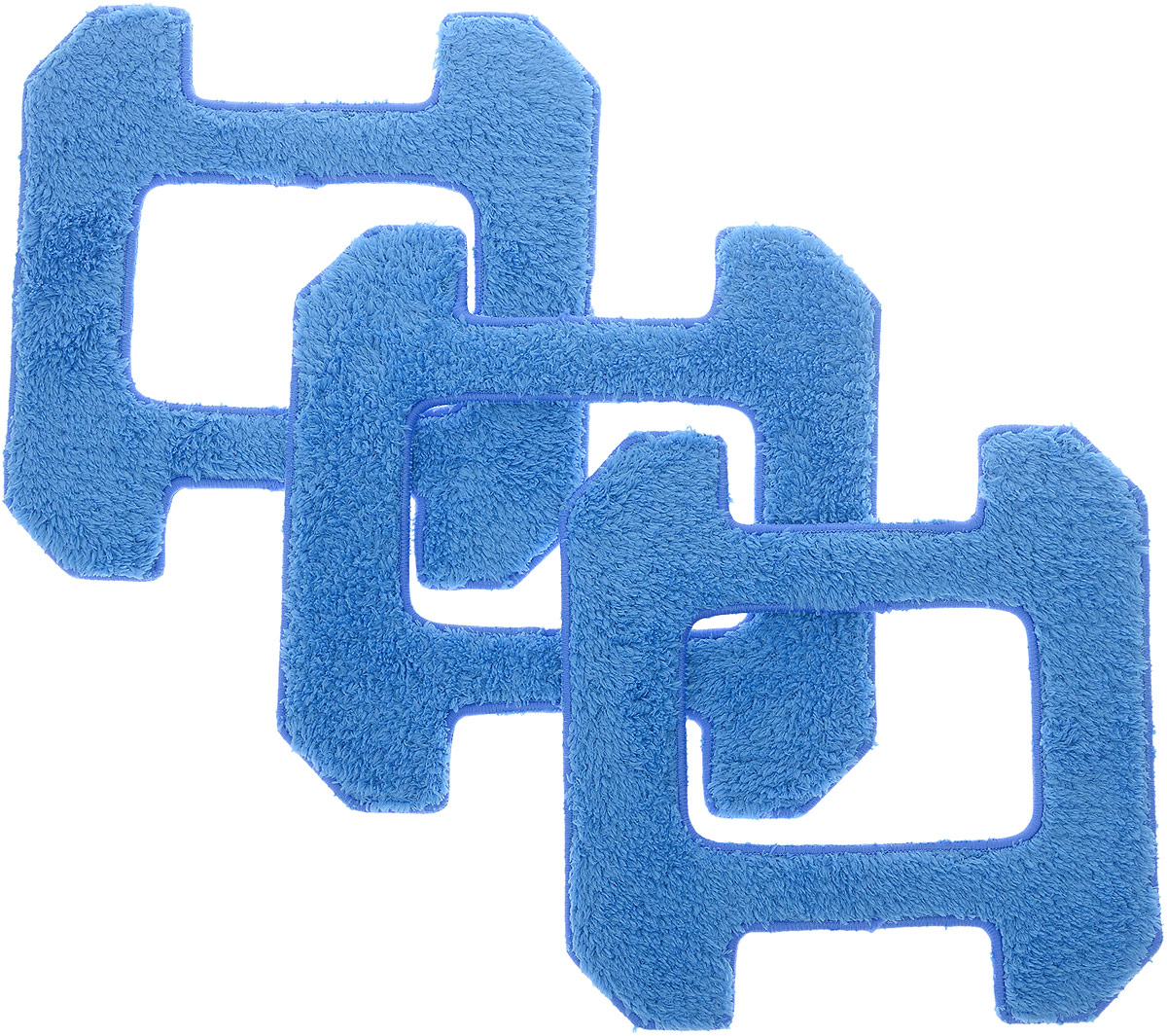 Hobot 268, Blue чистящие салфетки для сухой уборки, 3 штHB 268A01 Hobot 268, Blue чистящие салфетки для сухой уборки, 3 штHB 268A01Комплект запасных салфеток из микрофибры (3 штуки) для сухой уборки для Hobot 268. Салфетки из микрофибры очищают поверхность, впитывают чистящий раствор для качественной очистки окон и зеркал и эффективно убирают грязь в порах. Отлично очищают поверхность даже по краям.