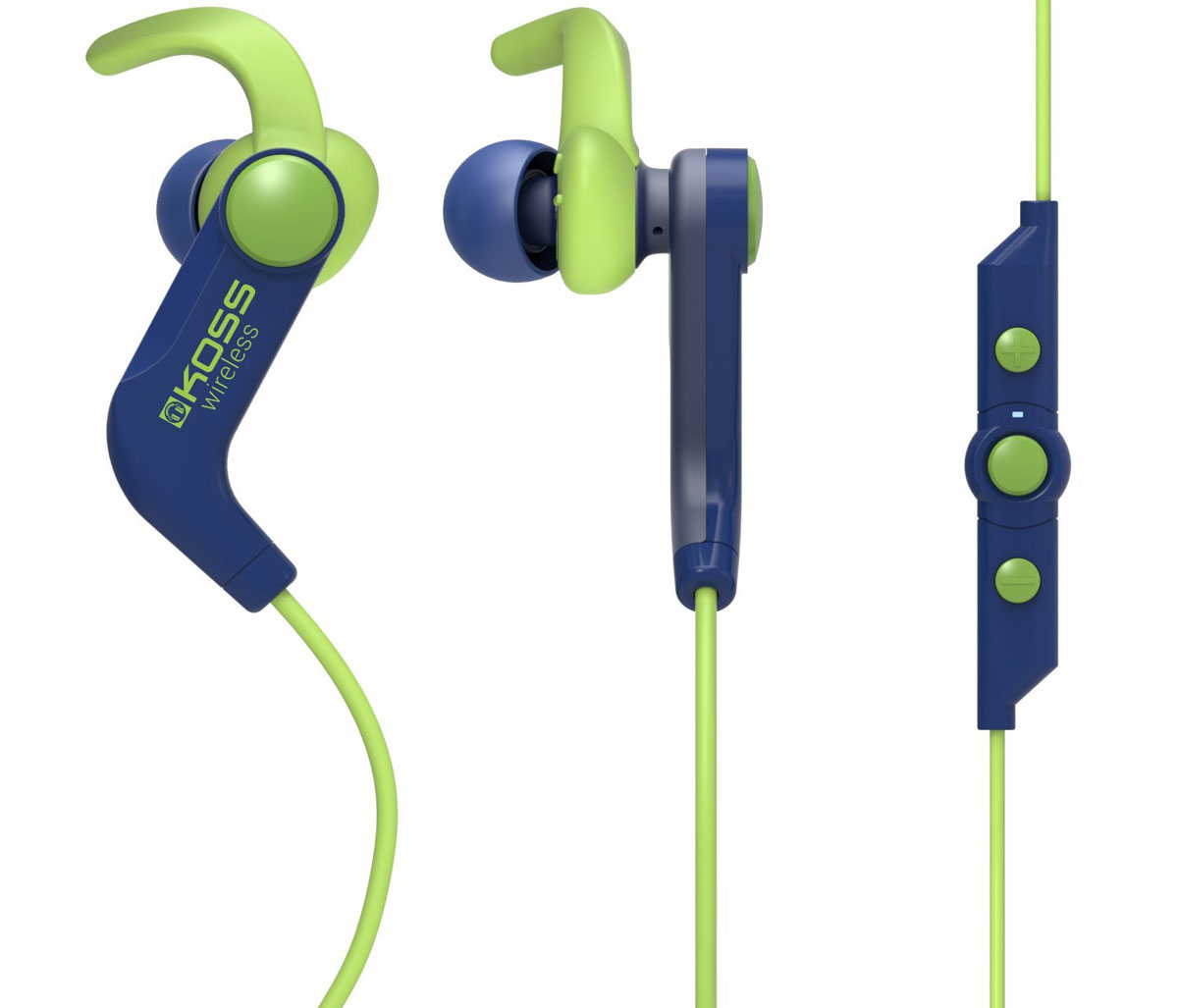 Koss BT190iB, Blue наушники15119063 Koss BT190iB, Blue наушники15119063Koss BT190i – это беспроводные спортивные наушники с функцией гарнитуры. Благодаря специальному внутриушному креплению и набору амбушюр разных размеров в комплекте наушники всегда останутся на месте, какой бы активный образ жизни вы ни вели. Пульт управления с микрофоном на кабеле позволит быстро ориентироваться в плейлисте, воспроизводить или приостанавливать музыку, регулировать громкость, а также отвечать на входящие звонки одним касанием.Функция гарнитурыДо 4 часов работы при средней громкостиДо 80 часов в режиме ожиданияВстроенный литий-ионный аккумуляторТри пары амбушюр разных размеров в комплектеВлагоустойчивые