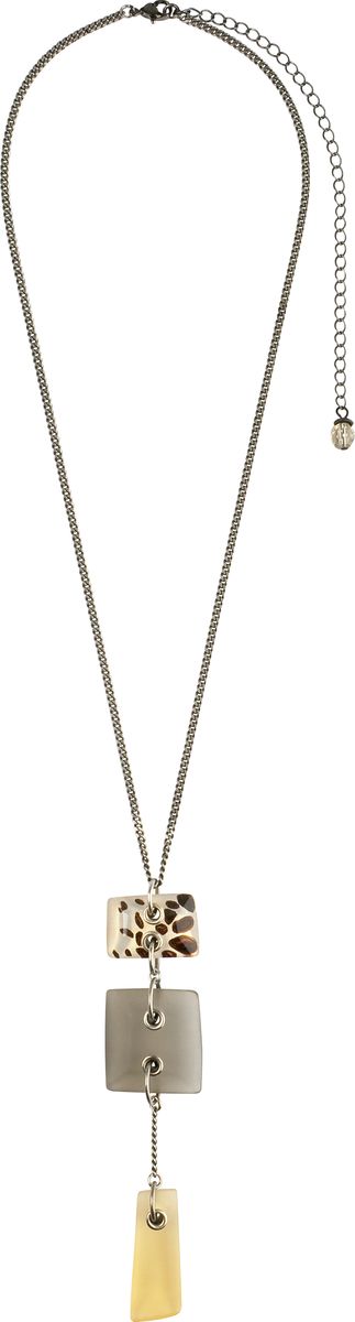 Кулон Lalo Treasures, цвет: серый, светло-коричневый. P4466/2Колье (короткие одноярусные бусы) Кулон Lalo Treasures, цвет: серый, светло-коричневый. P4466/2Колье (короткие одноярусные бусы)Кулон Lalo Treasures выполнен из сплава ювелирной смолы в виде небольших подвесных четырехугольников. Кулон дополнен цепочкой, которая застегивается на замок-карабин. Длина изделия регулируется за счет дополнительных звеньев.Кулон Lalo Treasures поможет дополнить любой образ и привнести в него завершающий штрих.