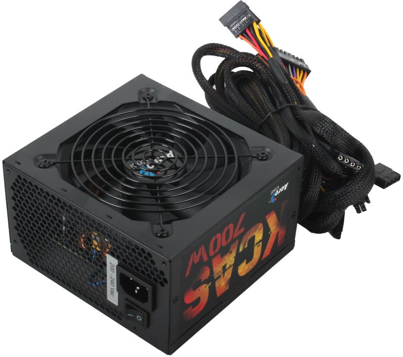 Aerocool KCAS-700W блок питания для компьютера4713105953282 Aerocool KCAS-700W блок питания для компьютера4713105953282Блок питания Aerocool 700W Retail KCAS-700W ATX v2.3, 80+ Bronze, A.PFC, fan 12cm, Haswell Ready, 2x PCI-E (6+2-Pin), 7x SATA, 4x MOLEX