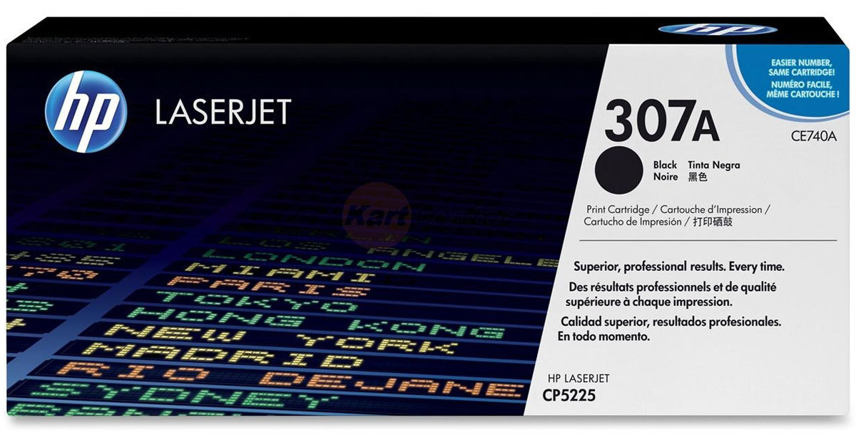 HP CE740A (№307A), Black тонер-картридж для Color LaserJet CP5225CE740A HP CE740A (№307A), Black тонер-картридж для Color LaserJet CP5225CE740AНадежные оригинальные картриджи HP позволяют сохранить высокую производительность, сэкономить время и сократить затраты на расходные материалы. Тонер HP ColorSphere обеспечивает неизменно высокое качество печати маркетинговых, финансовых, проектных и технических документов.Оригинальные картриджи HP с тонером HP ColorSphere обеспечивают высочайшее качество печати рекламных, финансовых, проектных и технических документов. Получайте великолепные результаты, используя различные типы бумаги для профессиональной лазерной печати в офисе.Низкие расходы на печать и высокая эффективность работы. Лазерные картриджи для цветных принтеров HP LaserJet гарантируют безотказную печать неизменно высокого качества. Благодаря своей исключительной надежности эти картриджи обеспечивают бесперебойную работу и позволяют снизить затраты на расходные материалы.