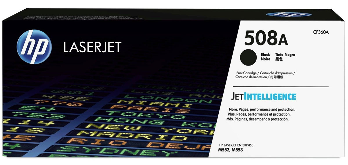 HP CF360A, Black тонер-картридж для LaserJet Enterprise M552/M553CF360A HP CF360A, Black тонер-картридж для LaserJet Enterprise M552/M553CF360AОригинальные лазерные картриджи HP LaserJet с технологией JetIntelligence оснащены инновационными средствами проверки подлинности, а также гарантируют рекордный ресурс и обеспечивают высокую скорость печати.Извлеките максимум выгоды из каждого картриджа. Оригинальные лазерные картриджи HP LaserJet с технологией JetIntelligence обеспечивают точные данные об уровне расхода тонера, а повышенный ресурс позволит избавиться от лишних расходов.Количество высококачественных документов, которые вы сможете напечатать, превзойдет все ожидания. Тонер ColorSphere 3 был специально разработан для повышения производительности принтера. Низкая температура плавления гарантирует профессиональное качество печати.Все оригинальные лазерные картриджи HP LaserJet с поддержкой JetIntelligence оснащены эксклюзивной технологией HP по борьбе с поддельной продукцией. При установке картриджа в принтер его подлинность проверяется автоматически.