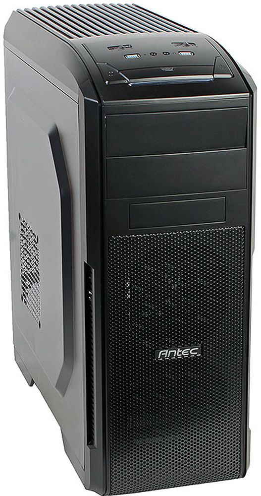 Antec GX500 компьютерный корпус0-761345-15500-7 Antec GX500 компьютерный корпус0-761345-15500-7Antec GX500 - практичный стальной черный корпус формата Midi-Tower для сборки производительных игровых систем.Корпус способен вместить материнские платы до типоразмера ATX, производительные видеокарты длиной до 380 мм, и процессорные системы охлаждения высотой до 158 мм. В данной модели имеются крепления для одного 2.5-дюймового и четырех 3.5-дюймовых накопителей.Корпус располагает местами для установки шести 120-мм вентиляторов. Он также оснащен двумя портами USB 3.0 на верхней панели.
