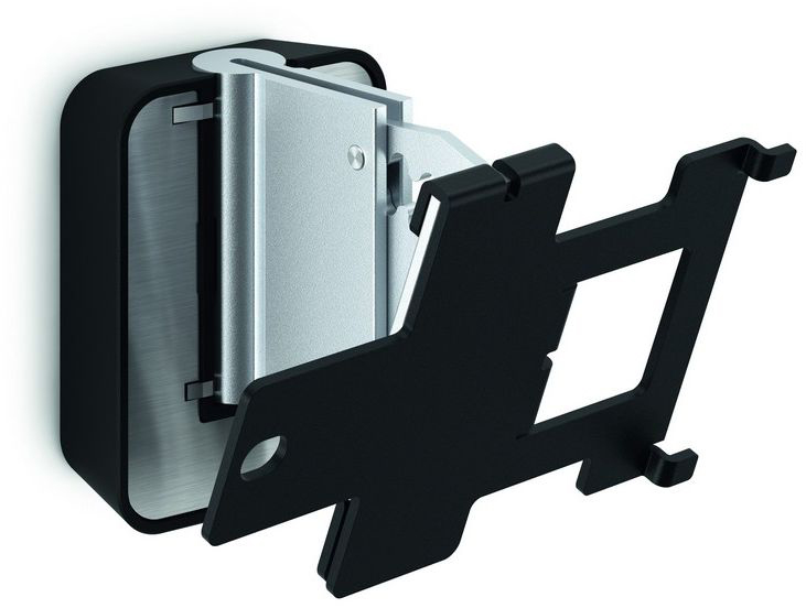 Vogels Sound 4203, Black кронштейн для колонокSOUND 4203 Vogels Sound 4203, Black кронштейн для колонокSOUND 4203Vogels Настенное крепление SOUND 4203 черного цвета для акустической системы Sonos PLAY:3 Получите максимальную отдачу от вашей акустической системы Sonos PLAY:3 Ваша акустическая система Sonos PLAY:3 гармонично впишется в любой интерьер при установке в любом месте на стене с помощью настенного кронштейна Vogel’s SOUND 4203. Установите динамик в вертикальном или горизонтальном положении в наиболее удобном для вас месте - вы сможете повернуть динамик под нужным углом для достижения оптимального звучания, благодаря возможности поворота кронштейна на 70° и наклона вверх и вниз на 30°. Этот плоский настенный кронштейн обеспечивает надежную фиксацию вашей акустической системы Sonos PLAY:3 и поставляется в черном или белом исполнении, чтобы гармонично сочетаться с цветом динамиков. Установить кронштейн строго горизонтально - пустяковое дело, благодаря встроенному спиртовому уровню. Поверните ваш динамик под нужным углом для создания оптимального звучания. Настенное крепление Vogel’s для акустической системы Sonos PLAY:3 занимает мало места, при выборе оптимального положения для наилучшего звучания. Движением одной руки вы можете легко повернуть динамик и полностью погрузиться в наслаждение музыкой, как никогда ранее. Вы хотели бы иметь большую свободу перемещения акустической системы без необходимости сверлить стены? Компания Vogel’s также предлагает напольную стойку для Sonos PLAY:3. Настенные крепления и напольные стойки Vogel’s разработаны специально и для акустической системы Sonos PLAY:1.