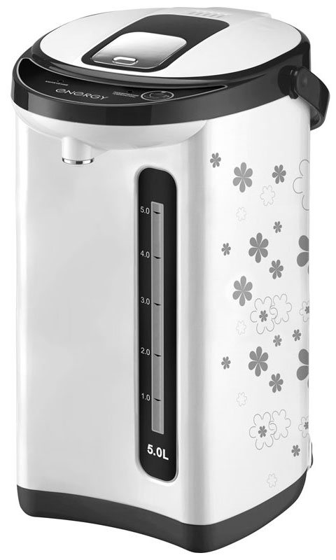 Energy TP-617, White термопот54 280302 Energy TP-617, White термопот54 280302Термопот Energy TP-617 поможет не только вскипятить или подогреть воду, но и сохранить ее температуру на заданном уровне в течение нескольких часов. Благодаря этому вы избавите себя от частого подогрева воды, что, в свою очередь, обеспечит вполне реальную экономию электроэнергии. Данная модель разработана специально для тех, кому постоянно необходимо иметь в доме запас горячей воды.Мощность в режиме поддержания температуры: 35 ВтСпособ подачи воды: автоматический (нажатием кружкой, нажатием кнопки)Быстрое кипячение водыНержавеющая стальная колбаСъемный шнур питанияСкрытый нагревательный элемент