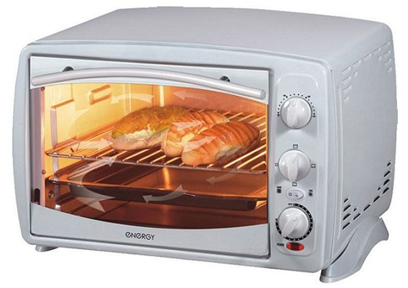 Energy EN-1002, White духовой шкаф54 159964 Energy EN-1002, White духовой шкаф54 159964Электрический духовой шкаф Energy EN-1002 с удобным механическим управлением идеально подходит для быстрого приготовления различных блюд с поджаристой корочкой.Прибор имеет высокую мощность 1380 Вт и вместительный объем рабочей камеры, что обеспечивает равномерное приготовление даже большой порции пищи. Жаропрочное стекло дверцы печи удерживает тепло внутри в течение всего процесса приготовления.Механический таймер с функцией автоматического отключения позволяет установить желаемое время приготовления, а звуковой сигнал оповестит о готовности блюда.Прибор имеет компактные размеры и стильный дизайн, благодаря чему без труда разместиться, даже на небольшой кухне и отлично впишется в любой интерьер.Дверца из термостойкого стекла,Противоскользящие ножки