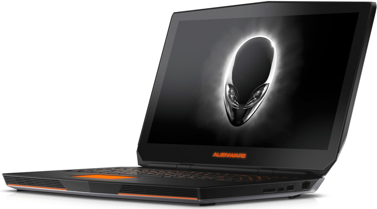 Dell Alienware A17 R3 (A17-9587), SilverA17-9587 Dell Alienware A17 R3 (A17-9587), SilverA17-9587Dell Alienware 17 R3 стал тоньше и легче по сравнению с предыдущими 17-дюймовыми моделями, но это не значит, что в результате пострадала его производительность. Поверхность его корпуса заполнена углеродным волокном в соответствии со стандартами авиакосмической отрасли, что обеспечивает дополнительную прочность и долговечность; медные радиаторы обеспечивают необходимое охлаждение. Alienware 17 на базе высокопроизводительных процессоров Intel, оснащенный новым портом USB Type-C с поддержкой технологий SuperSpeed USB 10 Гбит/с (USB 3.1) и Thunderbolt 3, обеспечивает максимальное удобство на впечатляющем экране.Ноутбук Dell Alienware 17 R3, дополненный опциональной графической платой NVIDIA GeForce GTX 980M с памятью GDDR5 емкостью 8 ГБ, разрушит все преграды на пути к высочайшим игровым достижениям. В ноутбук устанавливаются только мобильные графические платы высочайшего класса. Теперь даже самые сложные игры, потребляющие большой объем графических ресурсов, будут выполняться на максимальной скорости благодаря поддержке графических плат, которым требуется колоссальная мощность мобильной графической системы (до 100 Вт).Медный радиатор обеспечивает дополнительное охлаждение. Получите максимальную мощность без перегрева. Медные термальные модули позволяют обеспечивать максимальный уровень производительности графических плат и процессоров, а тепловые трубки и термоблоки помогают избежать перегрева.Усиленная стальная база клавиатуры TactX обеспечивает единообразный отклик, а также защищает внутренние компоненты от мусора. Запускайте ярлыки приложений или даже макросы во время игры с помощью девяти настраиваемых клавиш, которые поддерживают до 19 уникальных команд и программируются посредством ПО Alienware Command Center.Широкий 17-дюймовый ЖК-дисплей, созданный на основе технологии IPS (In-Plane Switching), обеспечивает потрясающе точную цветопередачу и превосходную четкость. Технология IPS повышает быстродействие панели и обеспечивает точную цветопередачу при любом угле обзора.Насыщенное звучание ноутбука становится поистине впечатляющим благодаря технологиям Klipsch и Creative SoundBlaster X-Fi. Встречайтесь лицом к лицу со своими друзьями и соперниками с помощью 2-мегапиксельной веб-камеры с разрешением Full HD и бросайте им вызов через двойной направленный микрофон.Dell Alienware 17 R3 автоматически разгоняется и контролирует температуру внутренних компонентов для поддержания бесперебойной работы при высоких нагрузках и обеспечения высокой производительности именно тогда, когда это необходимо.Сочетание двух лучших сетевых технологий для игр - сетевой платы Killer Gigabit Ethernet и адаптера беспроводной сети Killer Wireless 802.11ac WiFi - обеспечит вам максимальное качество при потоковом воспроизведении видео и беспроблемную игру по сети. Выполняйте несколько задач одновременно без задержек и перебоев - именно с той производительностью, о которой вы так мечтали. Кроме того, ноутбук поддерживает технологию Bluetooth 4.1.Используйте порт USB Type-C как порт Thunderbolt 3 и получите пропускную способность 40 Гбит/с (четырехкратное увеличение скорости по сравнению с протоколом USB 3.1) или используйте данный порт с дисплеями в качестве портов Thunderbolt или DisplayPort.Воспроизводите содержимое с разрешением 4K при 60 Гц с помощью нового порта HDMI 2.0, обеспечивающего более высокое разрешение, плавную передачу графики и общее улучшение всех аспектов изображения.Точные характеристики зависят от модификации.Ноутбук сертифицирован EAC и имеет русифицированную клавиатуру и Руководство пользователя.