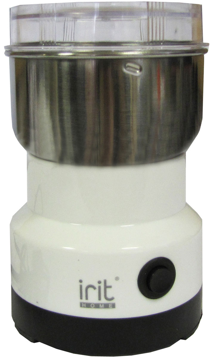 Irit IR-5016 кофемолка79 00416 Irit IR-5016 кофемолка79 00416Кофемолка Irit IR-5016 с ротационным ножом, прозрачной крышкой и мощностью 120 Вт отлично справится с работой. Компактная модель не займет много места на кухне. Функция блокировки включения при снятой крышке обеспечит безопасность, а защита от перегрева сохранит прибор на долгое время.