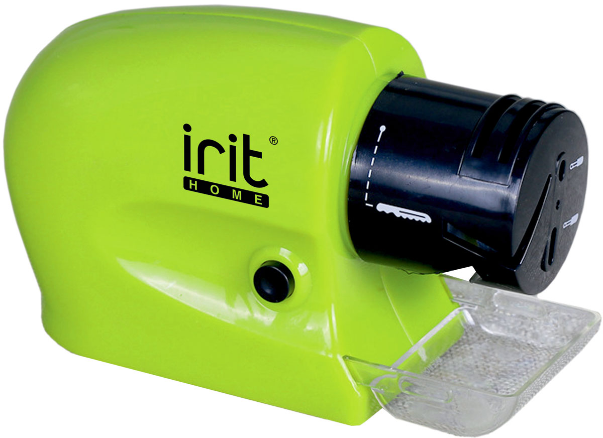 Irit IR-5831 ножеточка электрическая79 02661 Irit IR-5831 ножеточка электрическая79 02661Ножеточка Irit IR-5831 очень удобна в использовании и не занимает много места. Модель поможет заточить лезвия ножей всего одним движением руки. Работает от 4 батареек АА.Высокая скорость вращенияТочильный каменьЗаточка и хонингование