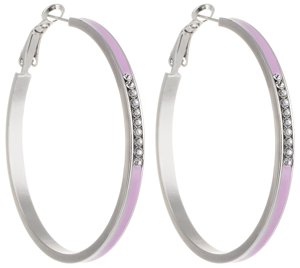 Серьги Art-Silver, цвет: розовый. 141М-641Серьги-кольца Серьги Art-Silver, цвет: розовый. 141М-641Серьги-кольцаСтильные серьги Art-Silver выполнены из бижутерного сплава. Серьги оформлены декоративными вставками. Серьги выполнены с замками-булавками. Такие серьги будут ярким дополнением вашего образа.