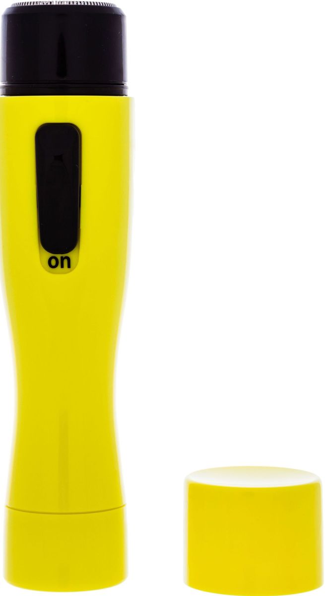 Solstick Mini APS-01, Yellow мини-электробритваAPS-01 YE Solstick Mini APS-01, Yellow мини-электробритваAPS-01 YEЖенская мини-электробритва Solstick Mini была создана для бережного и оперативного удаления нежелательных волос. Удаляет волосы на ногах, в зоне бикини, на руках и даже на лице.Она защищает кожу от раздражений или повреждений. Solstick Mini оснащена двухуровневой системой лезвий. 15 из них расположены по специальному алгоритму. Вращающиеся лезвия во внутренней части насадки, срезают волоски, путем захватывания их через отверстия, между внешними острыми лезвиями. Это позволяет сбривать короткие и длинные волоски, а также те, что плотно прилегают к поверхности кожи. Для более эффективного бритья внутренние лезвия выполнены из острого и прочного материала.Лезвия же со внешней стороны, выполнены из супер тонкой стали (меньше 0,1 мм), которая не ржавеет. Бритва водонепроницаема. Ею можно пользоваться, принимая ванну, но следите, чтобы вода не попала в емкость с батарейкой.Solstick Mini чрезвычайно удобна в использовании. Очень компактна. Диаметр: 3 см. Длина: 11,3 см, как у геля для губ. Положите Solstick Mini в вашу косметичку, и она всегда будет у вас под рукой, куда бы вы не поехали.