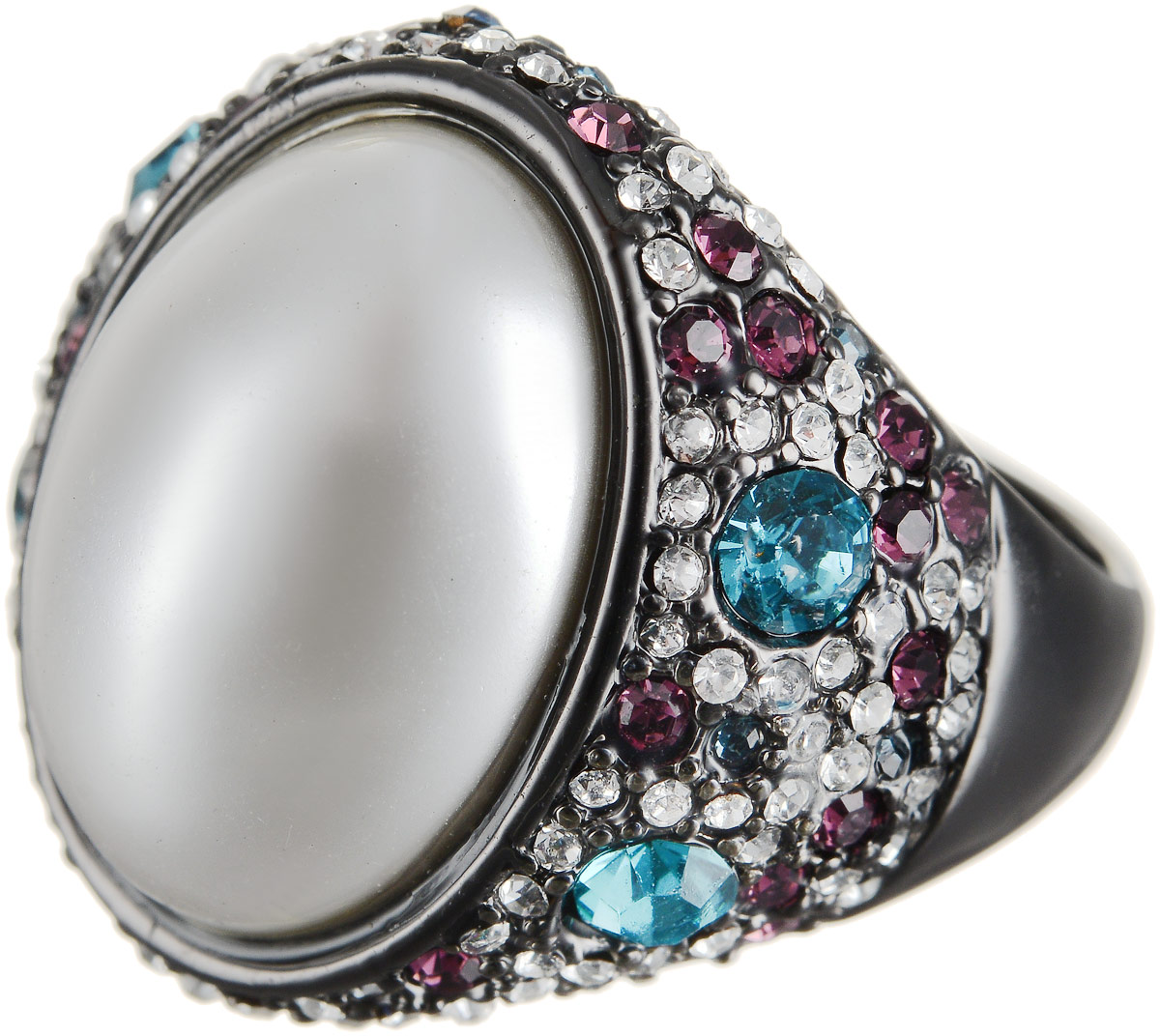 Кольцо Art-Silver, цвет: черный, перламутровый. 066079-601-1202. Размер 19Коктейльное кольцо Кольцо Art-Silver, цвет: черный, перламутровый. 066079-601-1202. Размер 19Коктейльное кольцоОригинальное кольцо Art-Silver выполнено из бижутерного сплава с гальваническим покрытием. Кольцо украшено декоративными вставками.Элегантное кольцо Art-Silver превосходно дополнит ваш образ и подчеркнет отменное чувство стиля своей обладательницы.