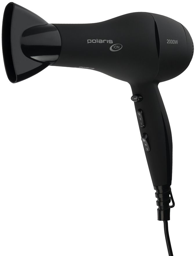 Polaris PHD 2031Ti фен007335 Polaris PHD 2031Ti фен007335Турмалиновый ионизатор генерирует отрицательно заряженные частицы, снимая статическое электричество с волос, облегчая расчесывание волос и сохраняя их внутреннюю влагу. Волосы приобретают красивый здоровый вид.Мягкое прорезиненное покрытие корпуса Soft TouchНасадка для концентрации воздухаРежим холодного обдува для закрепления укладки3 температурных режима2 скоростных режимаУдобная петля для подвешиванияМощность: 2000 Вт