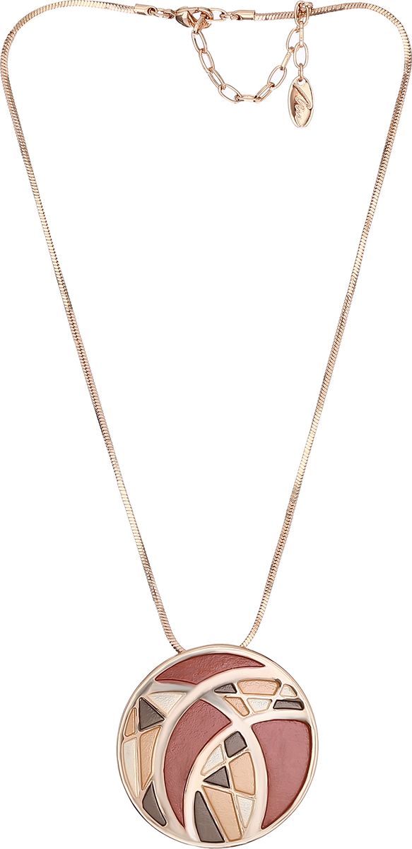Колье Модные истории, цвет: золотистый. 12/1056Колье (короткие одноярусные бусы) Колье Модные истории, цвет: золотистый. 12/1056Колье (короткие одноярусные бусы)Короткое колье выполнено из бижутерийного сплава с гальваническим покрытием золотом 18К на цепочке. Подвеска в виде круга с абстрактным рисунком покрыта цветной эмалью. Застежка-карабин позволяет регулировать длину изделия.