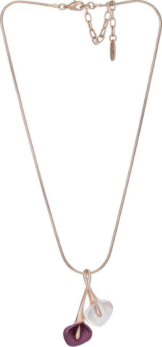 Колье Модные истории, цвет: золотистый. 12/1058Колье (короткие одноярусные бусы) Колье Модные истории, цвет: золотистый. 12/1058Колье (короткие одноярусные бусы)Колье выполнено из бижутерийного сплава с гальваническим покрытием золотом 18К на цепочке. Подвеска в виде цветов покрыта цветной эмалью. Застежка-карабин позволяет регулировать длину изделия.