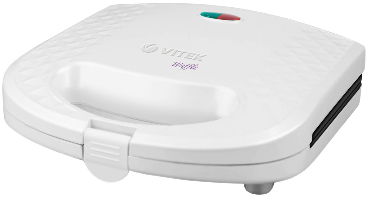 Vitek VT-7150(W) вафельницаVT-7150(W) Vitek VT-7150(W) вафельницаVT-7150(W)Вафельница Vitek VT-7150(W) - это прекрасный и незаменимый прибор для быстрого приготовления ароматных горячих вафель. Порадуйте себя и своих близких вкусными вафлями собственного приготовления, будьте уверены в свежести и качестве используемых ингредиентов.Высокая мощность 750 Вт позволяет моментально разогреть рабочую поверхность и затратить минимум времени на приготовление. Вафельница оснащена специальным антипригарным покрытием высокого качества, которое исключает прилипание продуктов и не требует большого количества масла. Антипригарная поверхность легко чистится, обладает высокой стойкостью к температурным перепадам и механическим воздействиям.