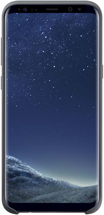 Samsung Silicone Cover чехол для Galaxy S8+, Dark GrayEF-PG955TSEGRU Samsung Silicone Cover чехол для Galaxy S8+, Dark GrayEF-PG955TSEGRUЭластичный и прочный чехол, выполненный из силикона. Легкий и тонкий, он практически не изменяет размеры телефона, плотно охватывая и надежно удерживая его внутри. Отверстия идеально совпадают с разъемами и элементами управления. Таким образом, предотвращается преждевременный износ смартфона, а пользователю обеспечивается максимальный комфорт.