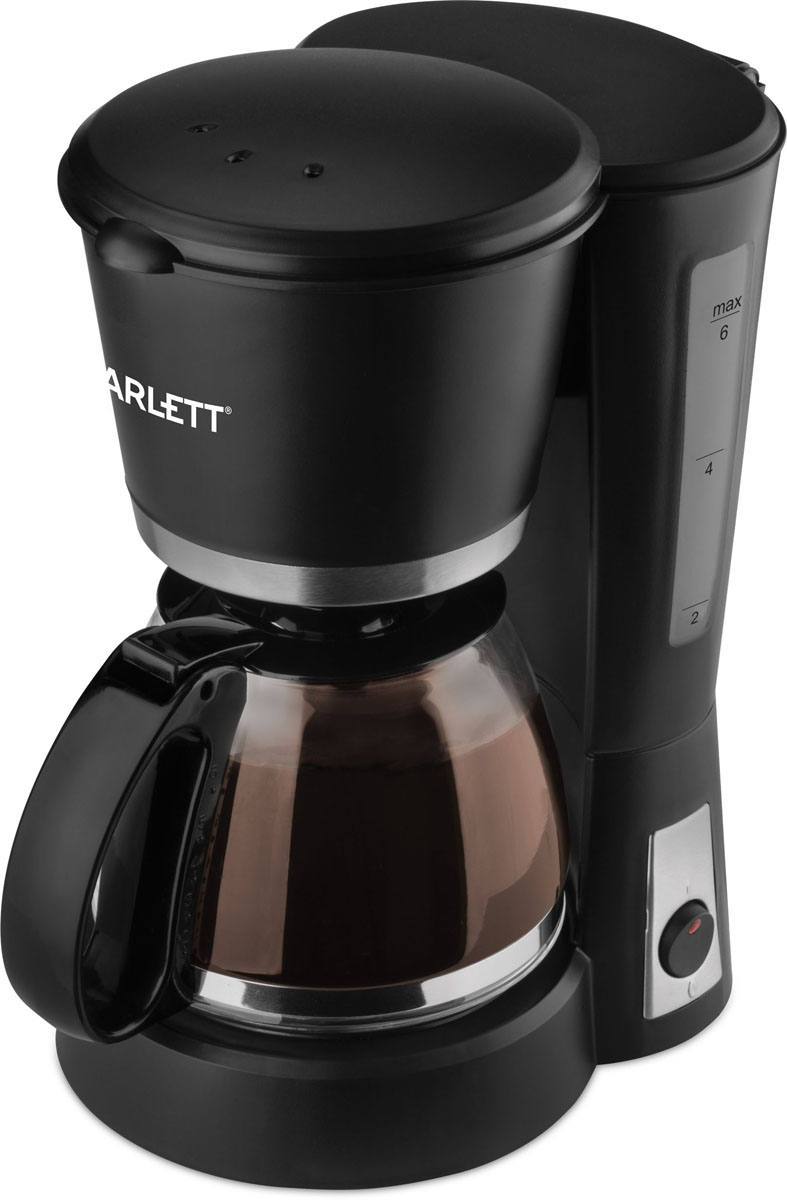 Scarlett SC-038 кофеваркаSC-038 Scarlett SC-038 кофеваркаSC-038Кофеварка Scarlett SC-038 заваривает вкусный и ароматный кофе по капельной технологии приготовления, благодаря чему она может работать с любыми доступными сортами молотого кофе.Входящий в комплект многоразовый фильтр успешно предохраняет напиток от попадания кофейной гущи. Мощный нагревательный элемент обеспечивает оптимальную температуру для заваривания.Колба сделана из закаленного стекла, которое способно сохранять свою крепость при высоких температурах. Встроенная плитка обеспечивает подогрев кофе, поэтому у вас под рукой всегда будет горячий напиток. Одной колбы хватает на 4-6 чашек, что позволяет за один раз варить кофе на нескольких человек.