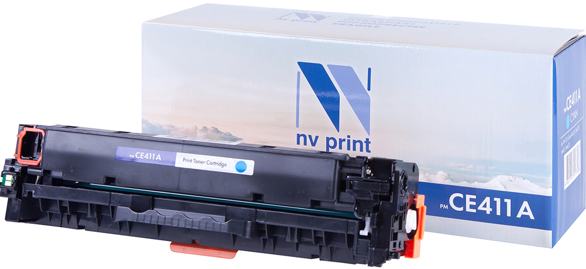 NV Print CE411A, Cyan тонер-картридж для HP CLJ M351/M451/MFP M375/MFP M475CE411A NV Print CE411A, Cyan тонер-картридж для HP CLJ M351/M451/MFP M375/MFP M475CE411AСовместимый лазерный картридж NV Print для печатающих устройств HP - это альтернатива приобретению оригинальных расходных материалов. При этом качество печати остается высоким. Картридж обеспечивает повышенную чёткость и плавность переходов оттенков цвета и полутонов, позволяет отображать мельчайшие детали изображения.Лазерные принтеры, копировальные аппараты и МФУ являются более выгодными в печати, чем струйные устройства, так как лазерных картриджей хватает на значительно большее количество отпечатков, чем обычных. Для печати в данном случае используются не чернила, а тонер.