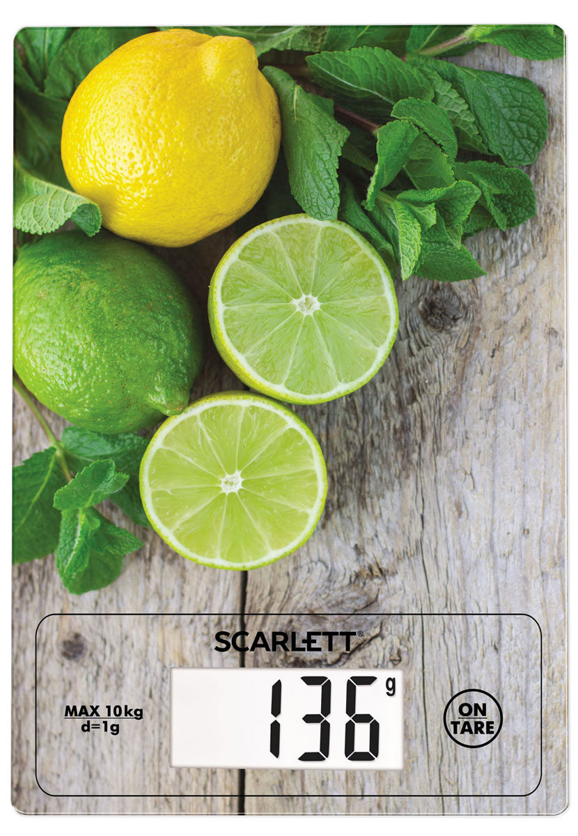 Scarlett SC-KS57P21, Lime Mint весы кухонныеSC-KS57P21 Scarlett SC-KS57P21, Lime Mint весы кухонныеSC-KS57P21Кухонные электронные весы Scarlett SC-KS57P21 - незаменимые помощники современной хозяйки. Весы прекрасно оснащены технически: супер точные, их максимальная погрешность составляет не более 1 грамма. Они способны измерять вес в граммах, а также объем молока и воды в миллилитрах.
