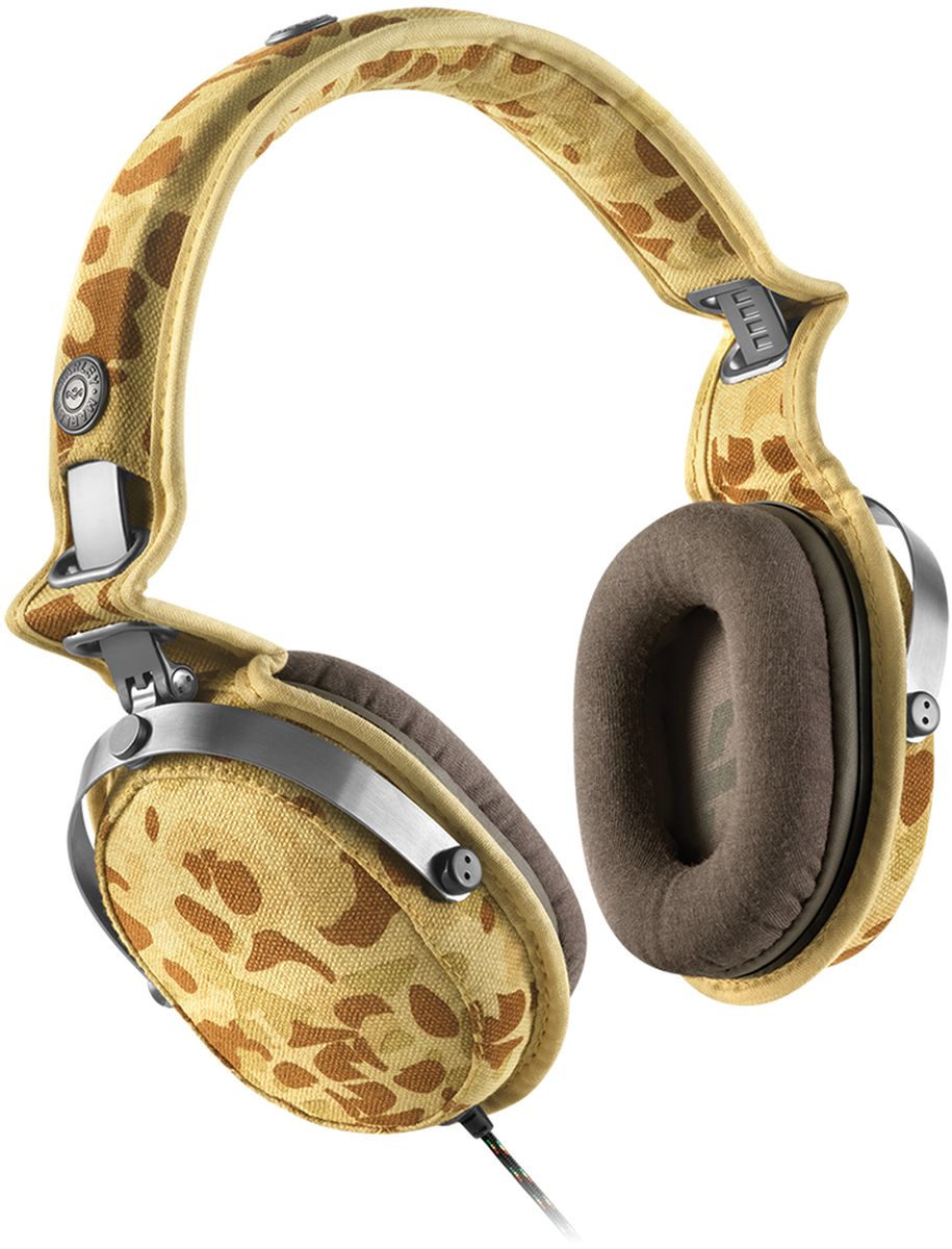 House of Marley Rise Up, Camo наушники с микрофономEM-JH063-CO House of Marley Rise Up, Camo наушники с микрофономEM-JH063-COНаушники Rise UP выполнены из натуральных эко-материалов в дизайнерском стиле, характерном для продукции House of Marley. Наушники имеют стильную обивку из прочной и износостойкой парусины. Мягкие амбушюры из бамбукового волокна обеспечивают комфорт и полное погружение в прослушивание. 50мм динамики воспроизводят чёткий и чистый звук. Складная конструкция позволяет использовать наушники как дома, так и брать с собой в путешествие. Кабель в тканевой оплетке предотвратит изломы и спутывание. Трёхкнопочная гарнитура позволит вам управлять Marley Rise Up и всегда оставаться на связи. В комплекте находится чехол для наушников. Совместимость с Apple устройставами.