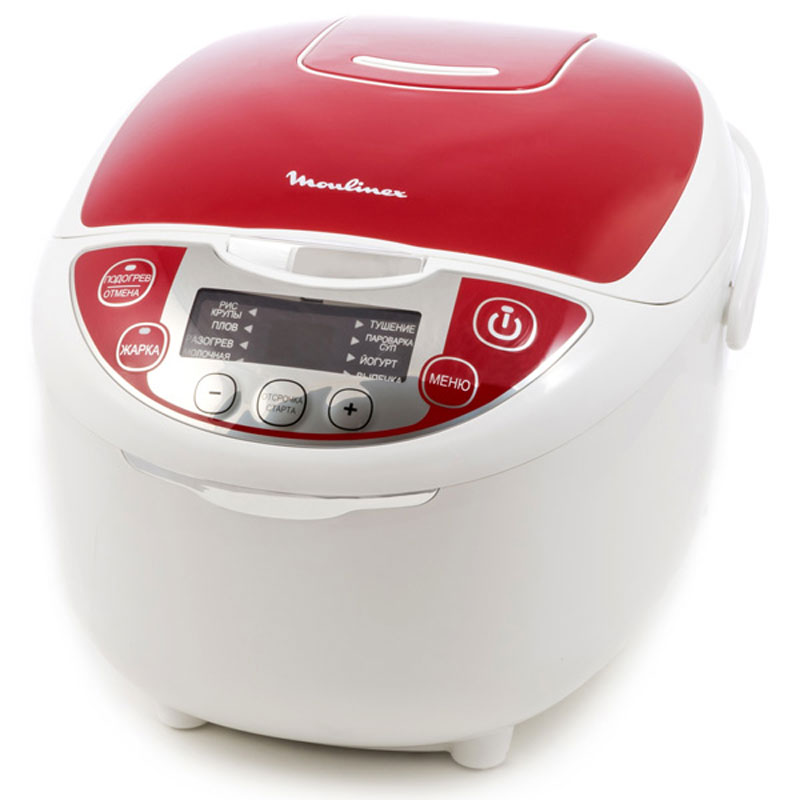 Moulinex MK705132 мультиваркаMK705132 Moulinex MK705132 мультиваркаMK705132Мультиварка MoulinexMK705132 представляет единственную модель в своей ценовой категории в ярком красном дизайне с керамической съемной чашей и системой интеллектуального приготовления блюд Fuzzy logic. Благодаря системе интеллектуального управления Fuzzy logic прибор сам выберет настройки времени и температуры и приготовит идеально любые крупы.Отложенный старт до 24 часовАвтоматическое поддержание тепла до 24 часов