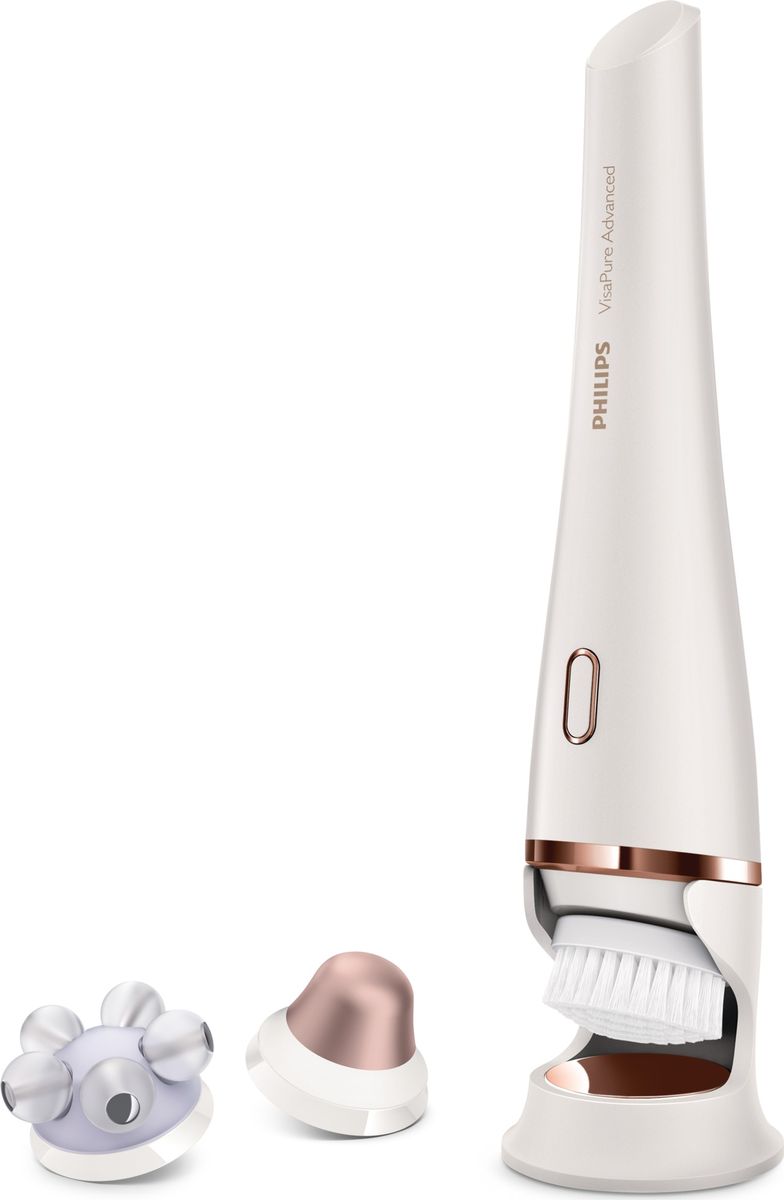 Philips VisaPure Advanced SC5370/10 прибор для ухода за кожей 3-в-1SC5370/10 Philips VisaPure Advanced SC5370/10 прибор для ухода за кожей 3-в-1SC5370/10Ваша кожа сияет красотой и здоровьем! Усовершенствованное очищение и уход за кожей.VisaPure Advanced - это прибор для ухода за кожей в домашних условиях на профессиональном уровне. Он поможет очистить и оздоровить кожу. Пусть ваша кожа сияет красотой и здоровьем! Удобное использование: для ежедневного ухода за кожейНасадки легко мыть в теплой мыльной воде Глубокое и бережное очищениеСпециальная технология DualMotion и система распознавания насадокУлучшает впитывание любимых средств по уходу за кожей Оздоровительный массажУлучшает циркуляцию крови и дарит коже молодость и сияниеОщущение 750 нежных прикосновений в минутуРазработано в сотрудничестве с экспертами по массажу из Японии Сияющий взглядБережный массаж, обеспечивающий 120 нановибраций в секундуДля сияющего взгляда по утрам