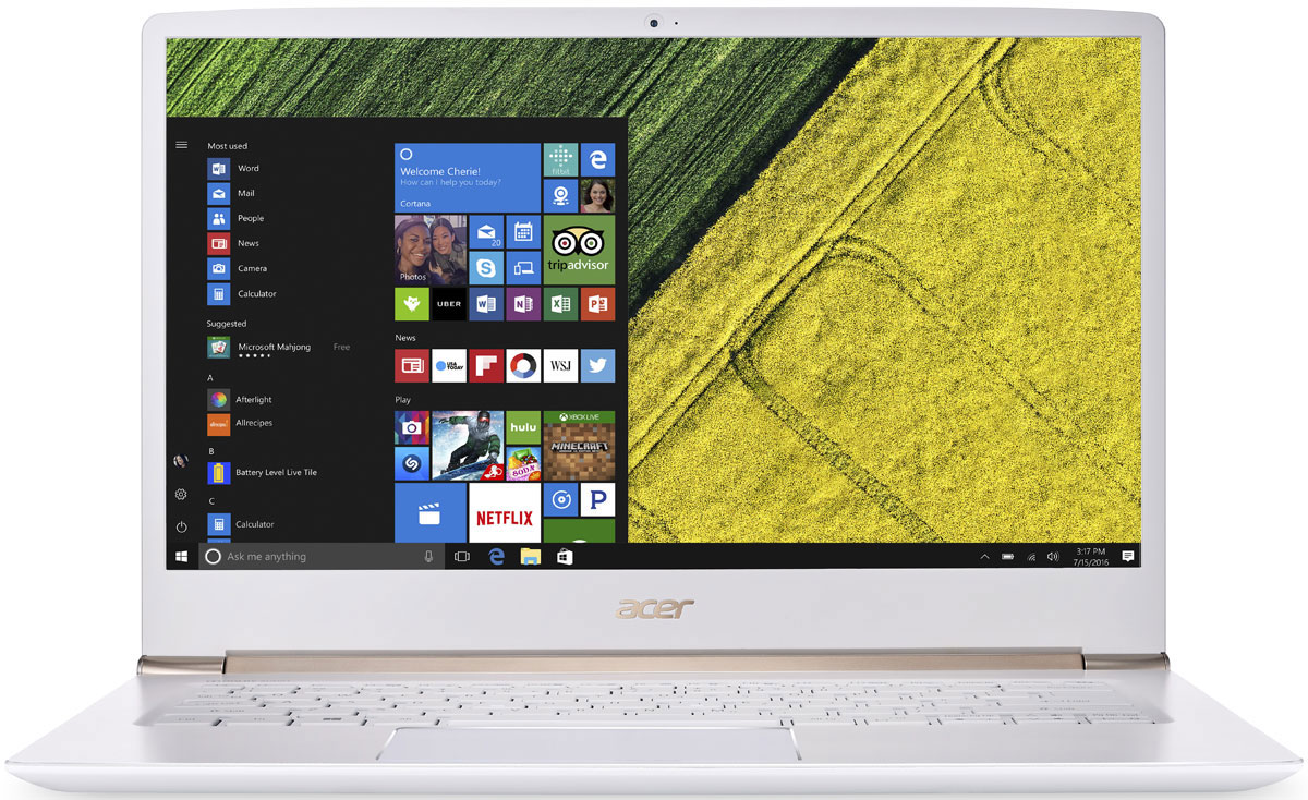 Acer Swift 5 SF514-51-799K, WhiteSF514-51-799K Acer Swift 5 SF514-51-799K, WhiteSF514-51-799KAcer Swift 5 - портативный ноутбук с толщиной корпуса 14,6 мм и весом 1,36 кг.Забудьте о розетках на весь день. До 13 часов автономной работы позволят всегда быть в курсе событий и не пропустить ничего важного.Потоковые трансляции без задержек и скорость загрузки до пяти раз быстрее в сравнении стали доступны с решениями на базе технологии 802.11n.Четкое изображение. Дисплей IPS с разрешением Full HD и диагональю 14 обеспечивает кристально четкое и яркое изображение. Звук с эффектом погружения. Dolby Audio Premium и Acer TrueHarmony обеспечивают объемный кристально чистый звук с эффектом погружения.Точные характеристики зависят от модели.Ноутбук сертифицирован EAC и имеет русифицированную клавиатуру и Руководство пользователя.