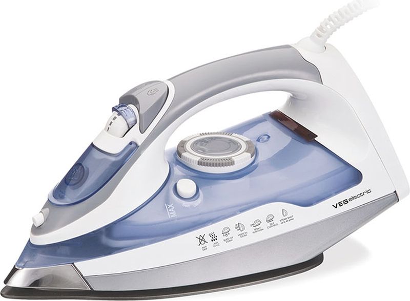 Ves VES1610 утюгVES1610 Ves VES1610 утюгVES1610Мощность: 2200 Вт4 режима глажкиРегулируемая подача пара до 30 г/минПаровой удар до 40 г/минЕмкость для воды: 380 млФункция «Самоочистка»Функция «Антинакипь»Функция «Антикапля»Функция «Спрей»Сухое глажениеВертикальное отпариваниеИндикатор нагреваПрорезиненная ручкаПодошва с антипригарным керамическим покрытием Устойчивая парковка в вертикальном положенииШаровое крепление шнураМерный стаканчик для залива воды