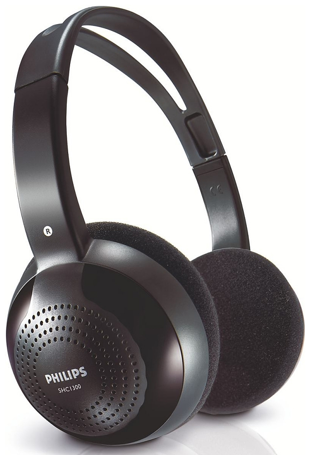 Philips SHC1300SHC1300/10 Philips SHC1300SHC1300/10Наслаждайтесь свободой без проводов! Легкая конструкция и удобные амбушюры обеспечивают комфорт дажепри длительном использовании.Прочные, легкие и качественные материалы повышают уровень комфорта при продолжительном ношении.Простая и удобная регулировкаИспользование модуляции очень высоких радиочастот (RF) в тракте передачи обеспечивает чистый и четкийприем.Вам не нужно покупать батареи для того, чтобы начать пользоваться этим устройством. Просто вставьтебатареи и вперед!Для работы наушников необходимо докупить 2 батарейки напряжением 1,5V типа ААA (не входят в комплект).