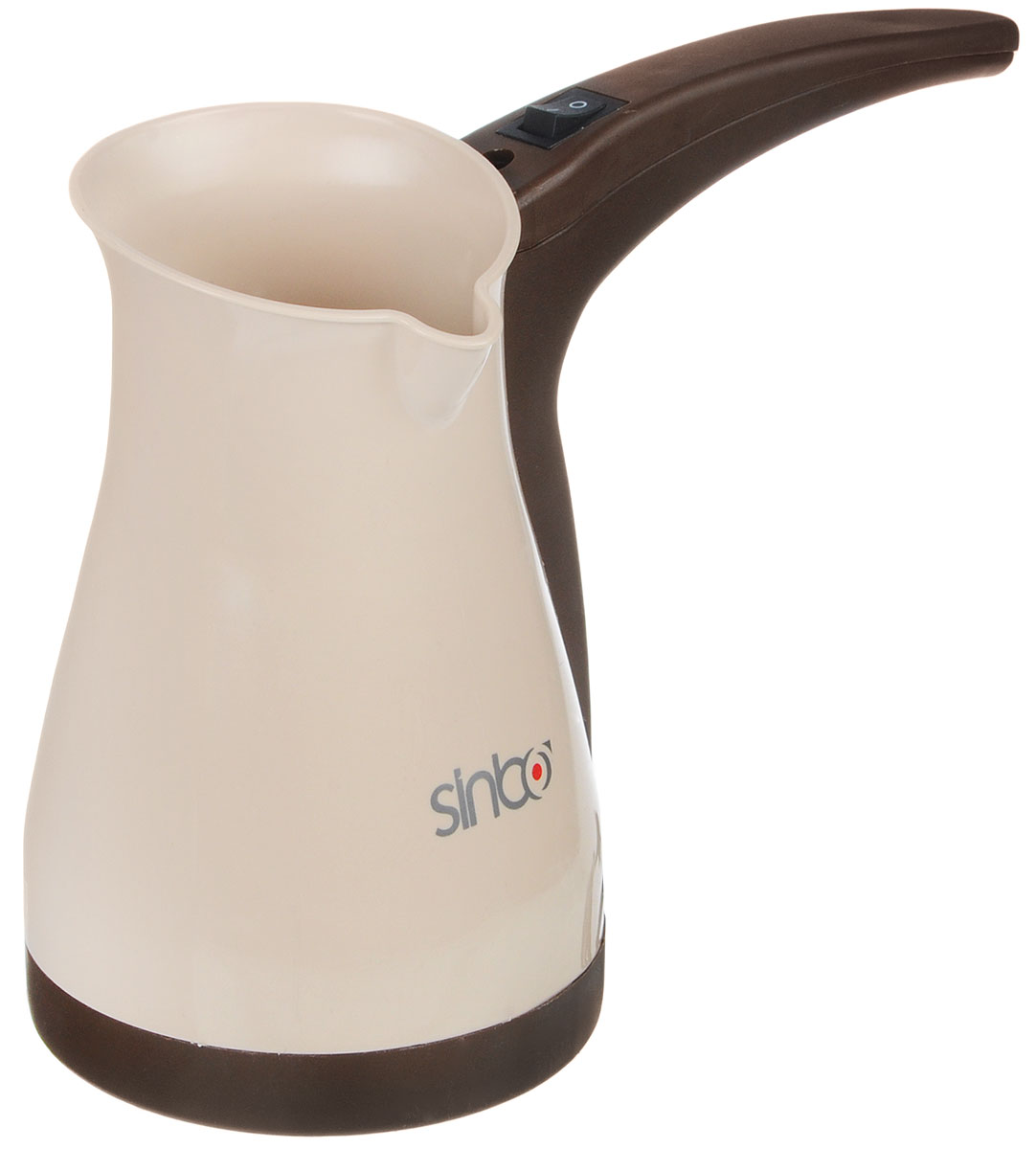 Sinbo SCM 2928, Beige Brown кофеваркаSCM 2928_бежевый, коричневый Sinbo SCM 2928, Beige Brown кофеваркаSCM 2928_бежевый, коричневыйSinbo SCM-2928 - отличная кофеварка в виде турки, которая подойдет для домашнего пользования, а также для комнаты отдыха персонала, магазинов, офисов и т.д. Она имеет стильный кувшин с объемом на 4 чашки (0.4 л) и удобную ручку для аккуратного разлива. Мощность машины составляет 1000 Вт.