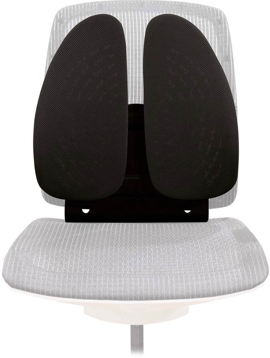 Fellowes Back Angel поддерживающая подушка для спиныFS-80264 Fellowes Back Angel поддерживающая подушка для спиныFS-80264Регулируемая поддерживающая подушка для офисного кресла Back Angel, артикул FS-80264, имеет необычную форму в виде поддерживающих крыльев, которые обеспечивает постоянную поддержку поясницы и позвоночника. Пружинный механизм основания подушки позволяет мгновенно адаптироваться к движениям пользователя. Благодаря возможности регулировки расположения подушки в 7 положениях (от 14 см до 23 см) Вы сможете обеспечить себе непревзойденный комфорт. Подушка легко и надежно крепится к офисному стулу, сетчатое основание обеспечивает свободную циркуляцию воздуха.Современный дизайн подойдет к любому рабочему месту.Размер подушки: В440 х Ш380 х Г140 мм.