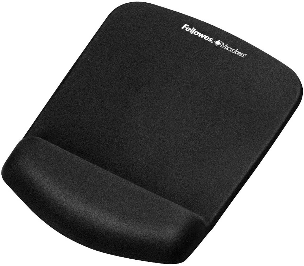 Fellowes PlushTouch, Black коврик для мышиFS-92520 Fellowes PlushTouch, Black коврик для мышиFS-92520Основные свойства:Подходит для всех видов компьютерных мышей.Благодаря стильному дизайну и цветовым решениям, коврики станут украшением вашего рабочего места.Размеры коврика (ВхШхГ) мм.: 25х184х238.Инновационная технология FoamFusion – мягкое пенное основание повторяет контуры запястья и запоминает их, обеспечивая максимальный комфорт при работе.Антибактериальное покрытие Microban – подавляет развитие болезнетворных микроорганизмов на поверхности коврика.
